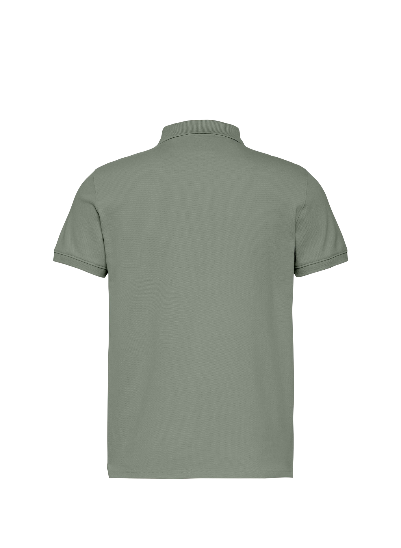 Short-sleeved polo in blended cotton CALVIN KLEIN Green
