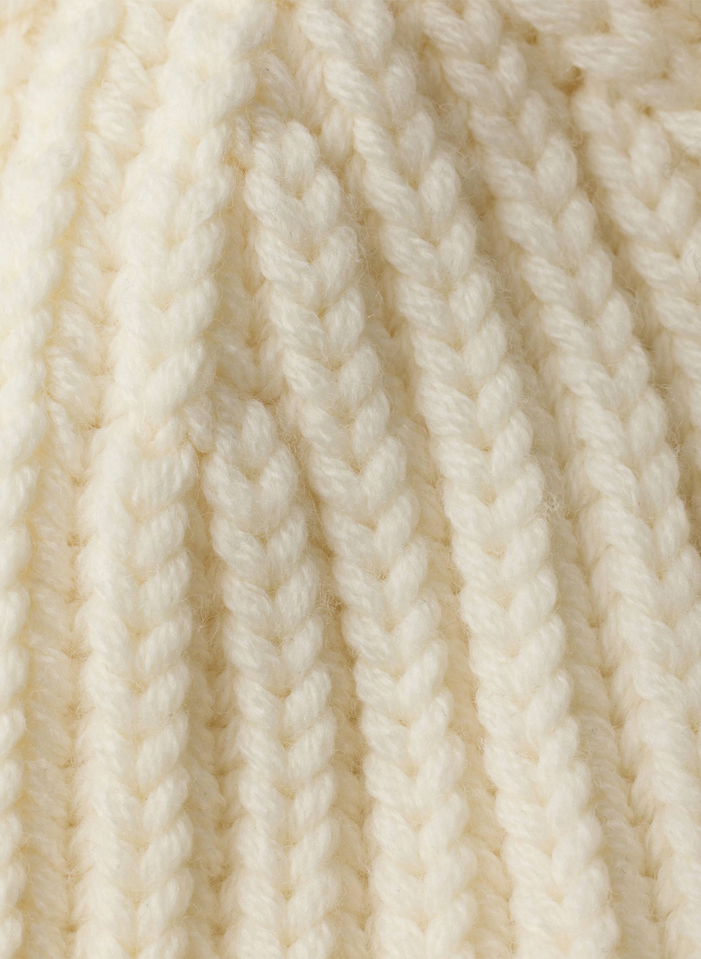 Bonnet en laine PRADA Beige