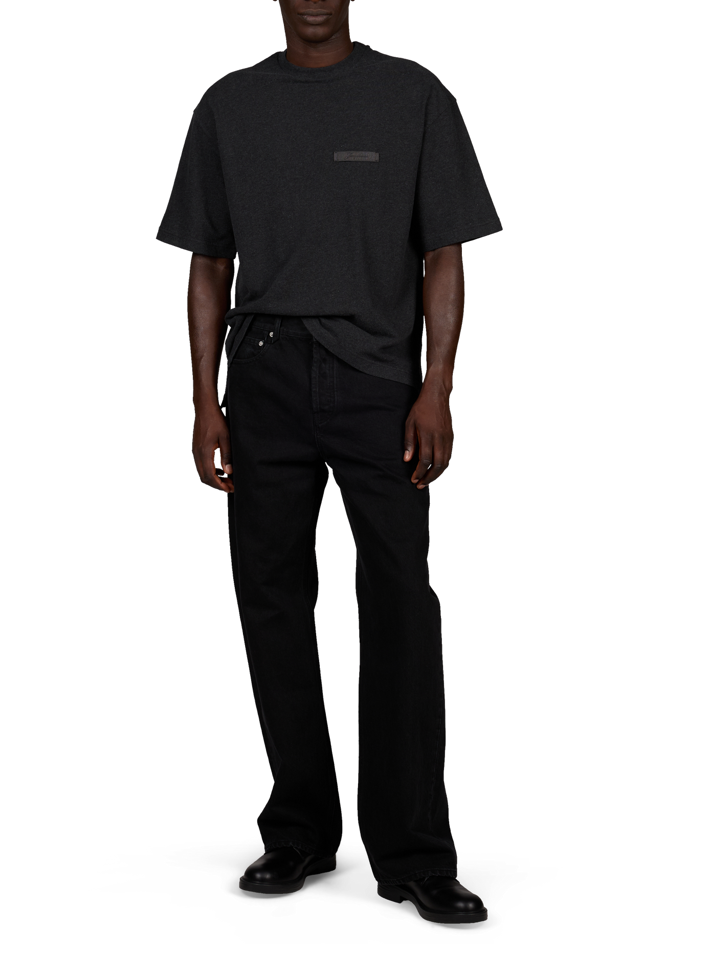 Le t-shirt Ruban en coton JACQUEMUS Gris