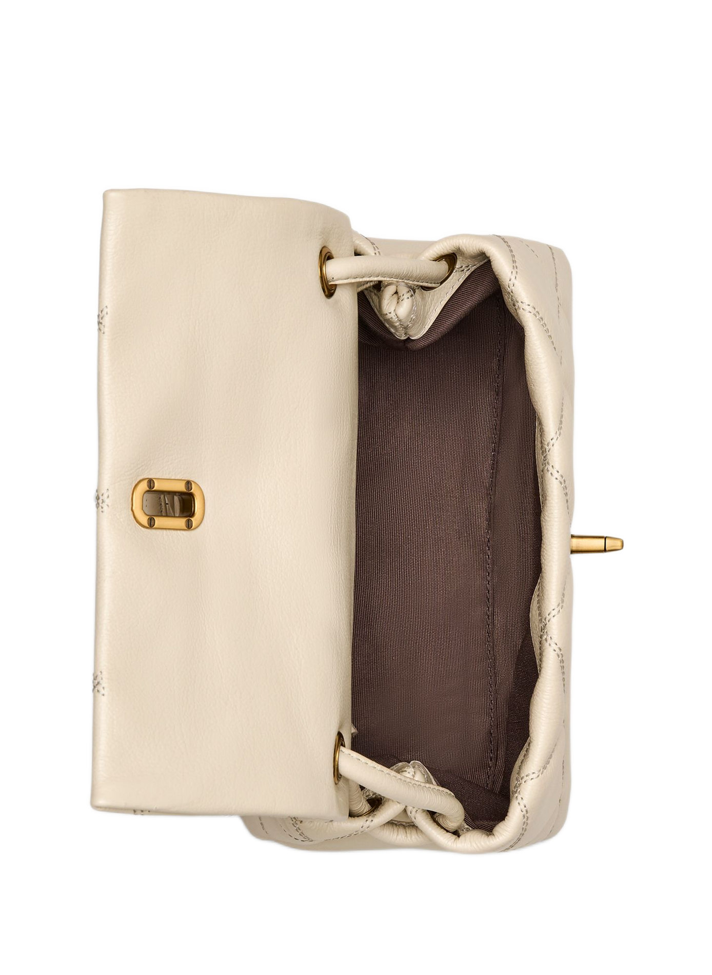Sac épaule matelassé en cuir  MARC JACOBS Blanc
