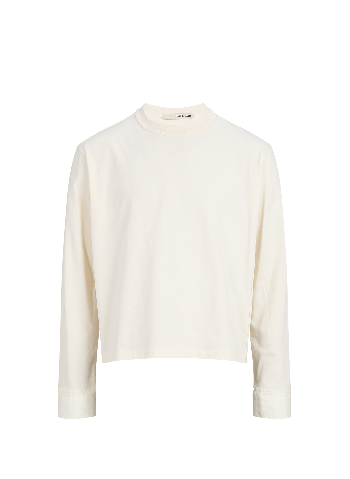 Tee-shirt ample col rond uni SONIA CARRASCO Beige
