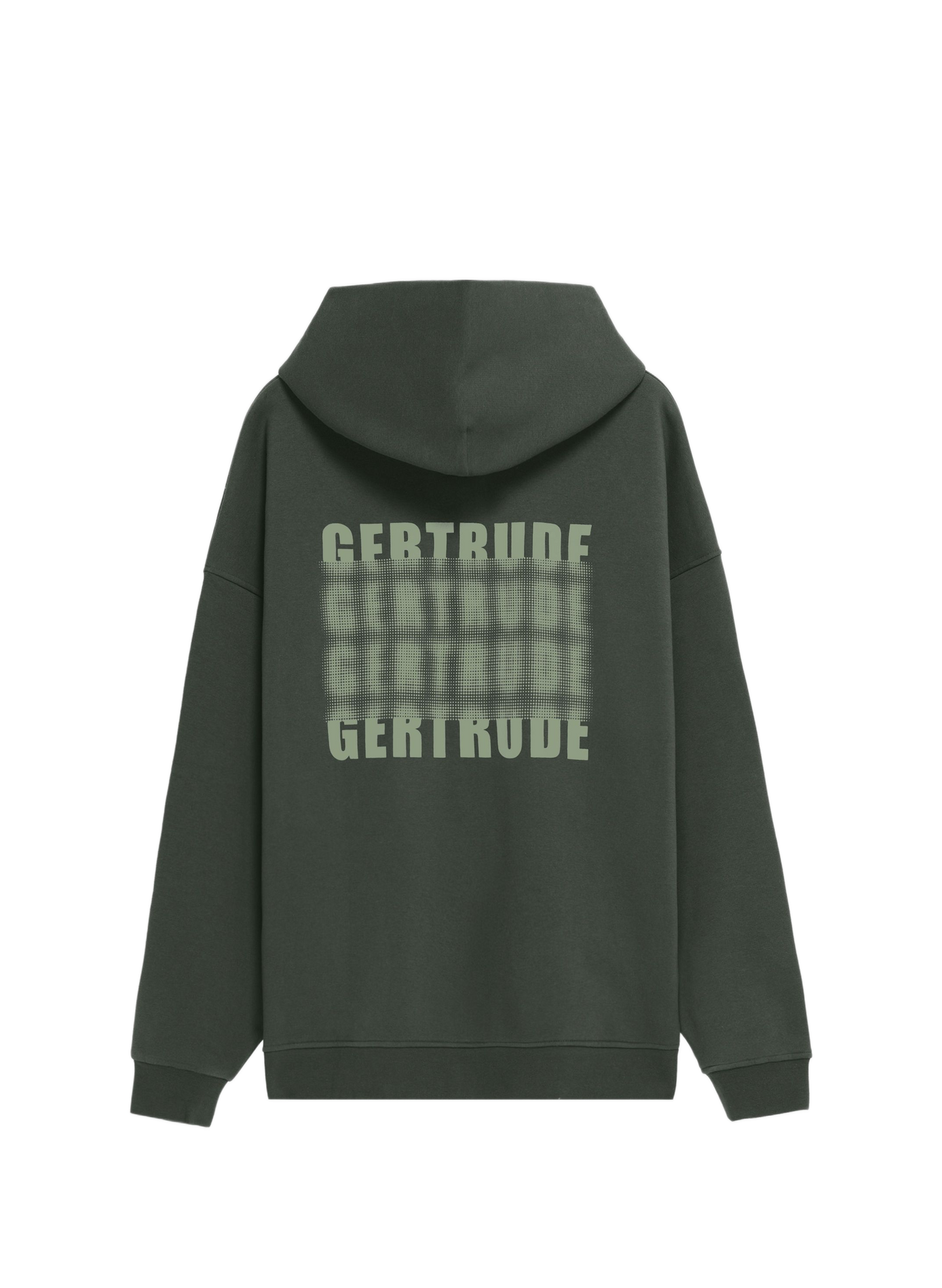 Sweat zippé en coton mélangé GERTRUDE Green