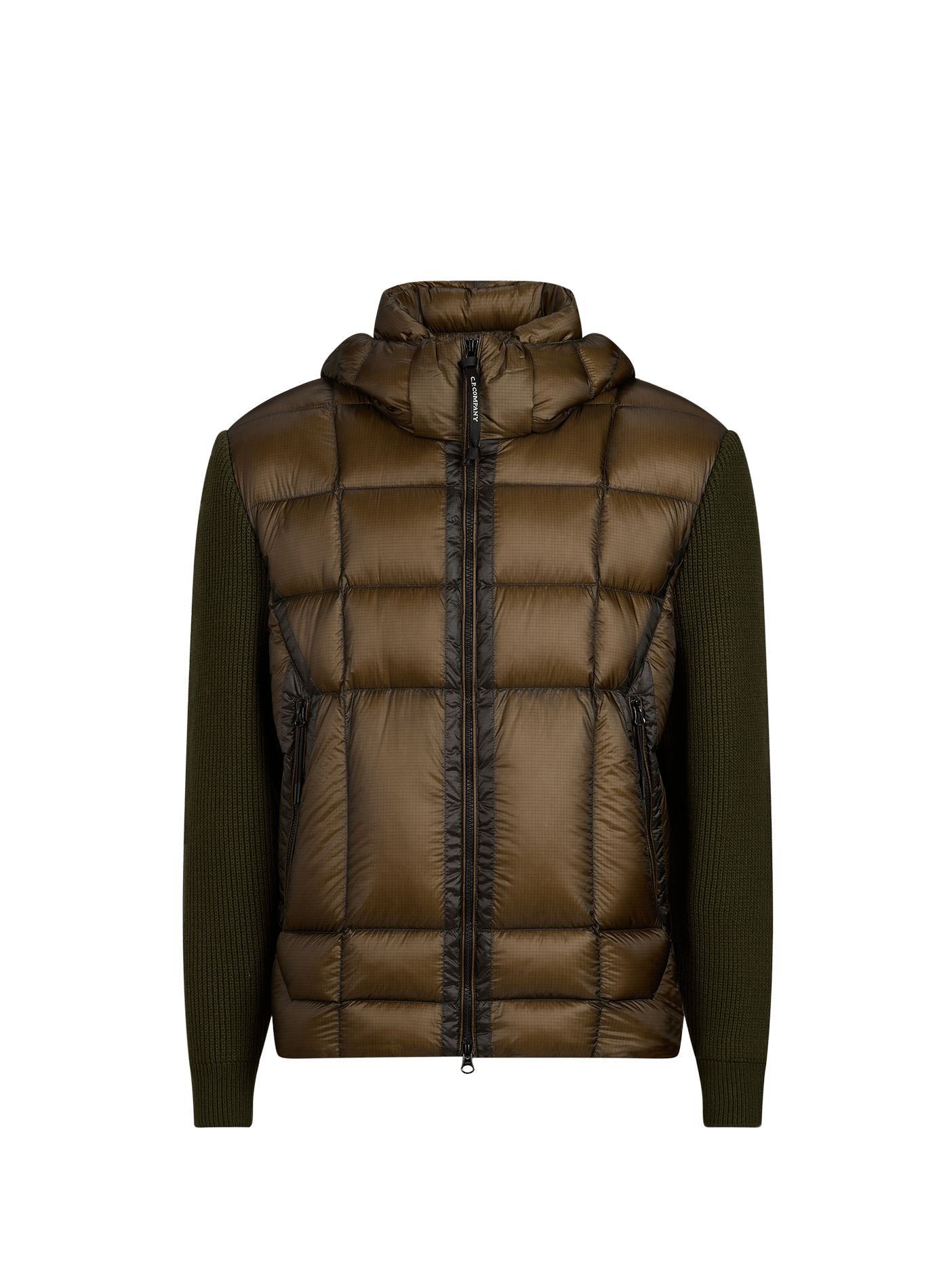 Quilted wool jacket CP COMPANY Khaki