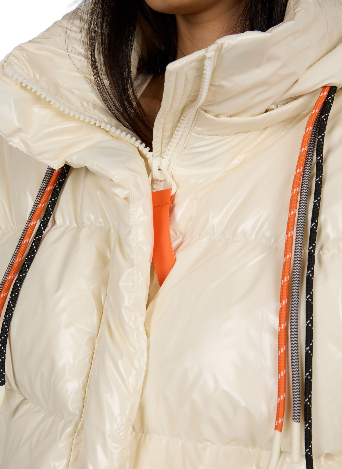 LILIBRIGHT short shiny puffer jacket | Beige GERTRUDE Women