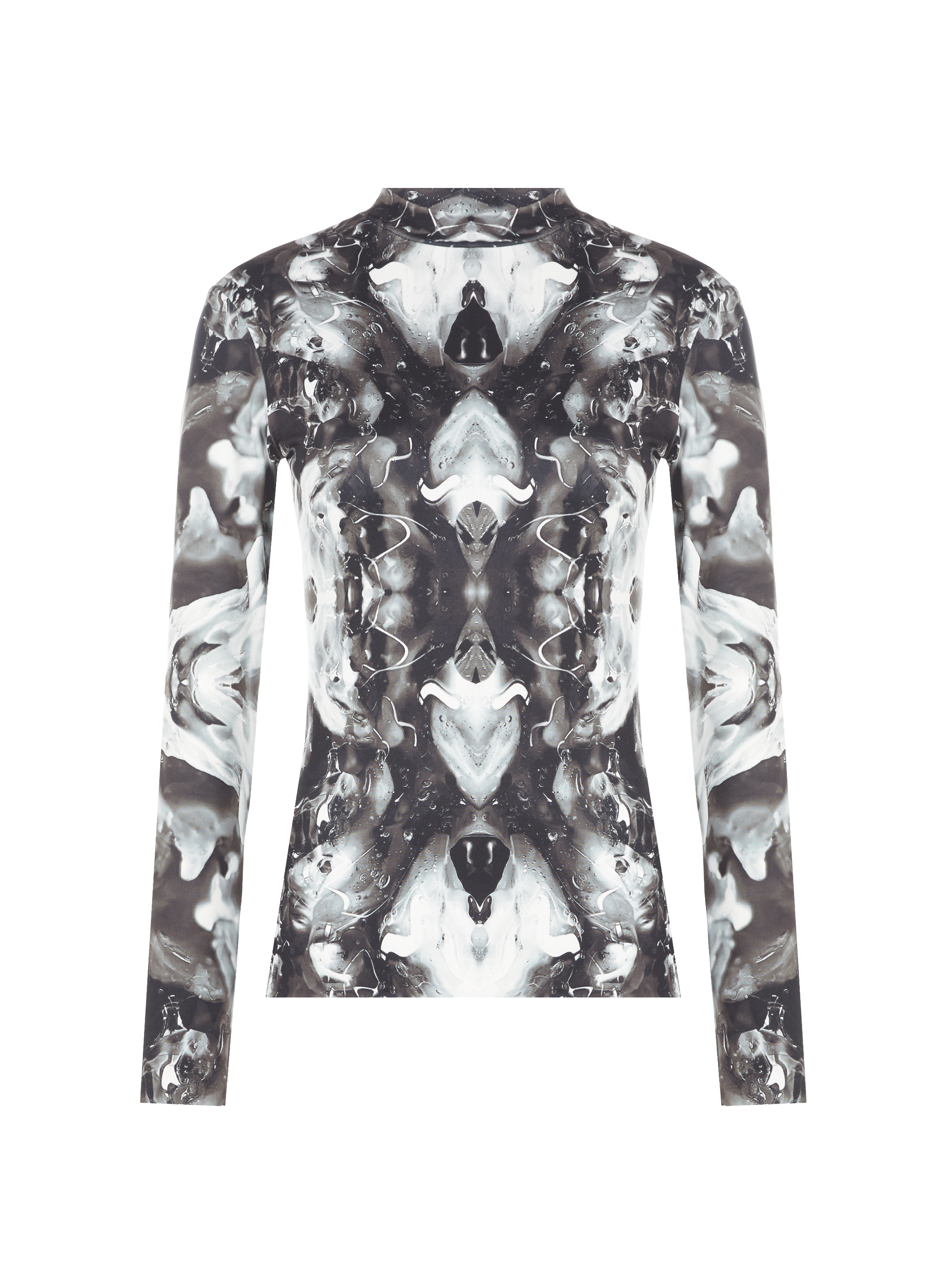 Top imprimé à manches longues