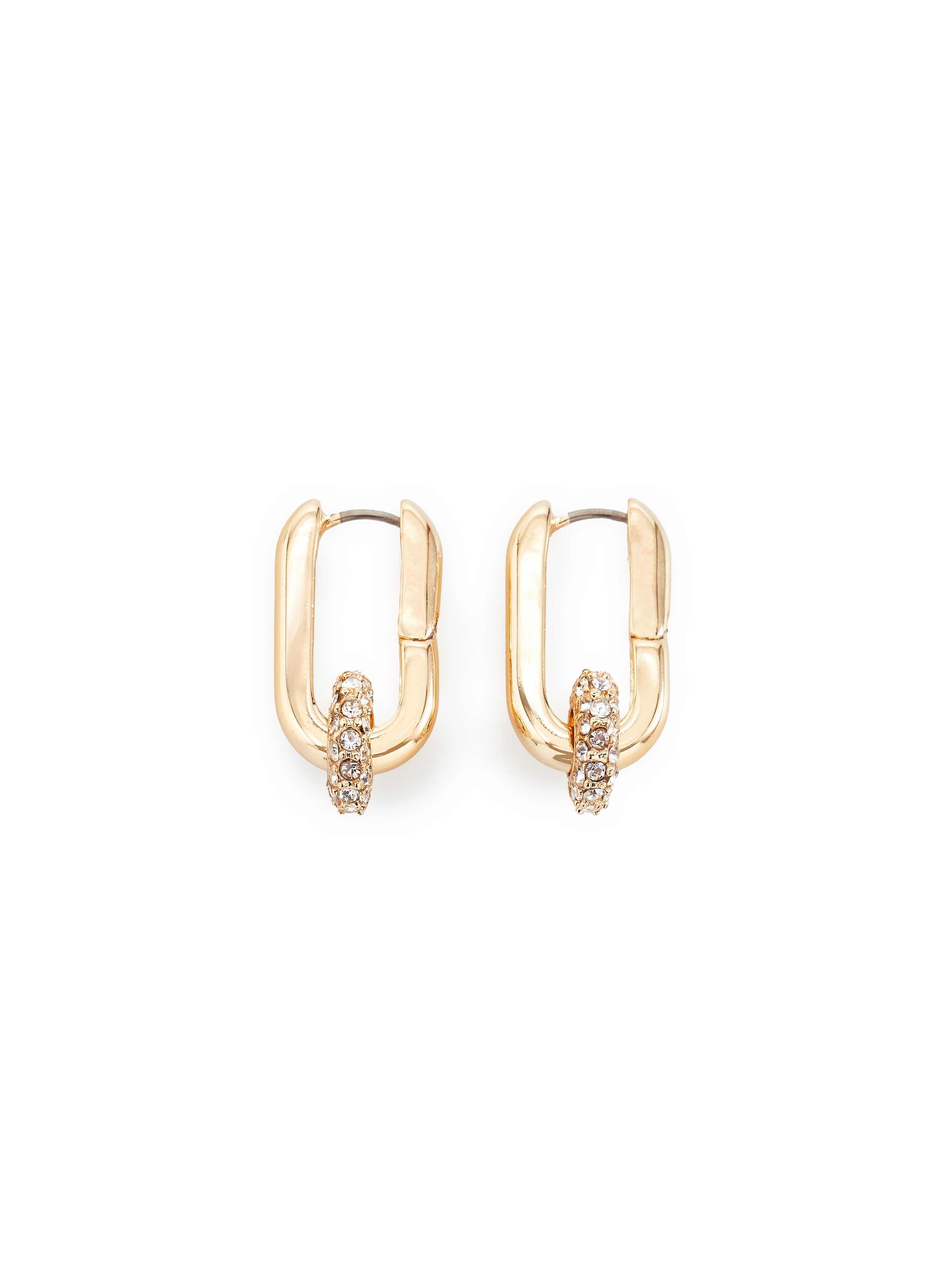 Orecchini con strass AU PRINTEMPS PARIS Dorato