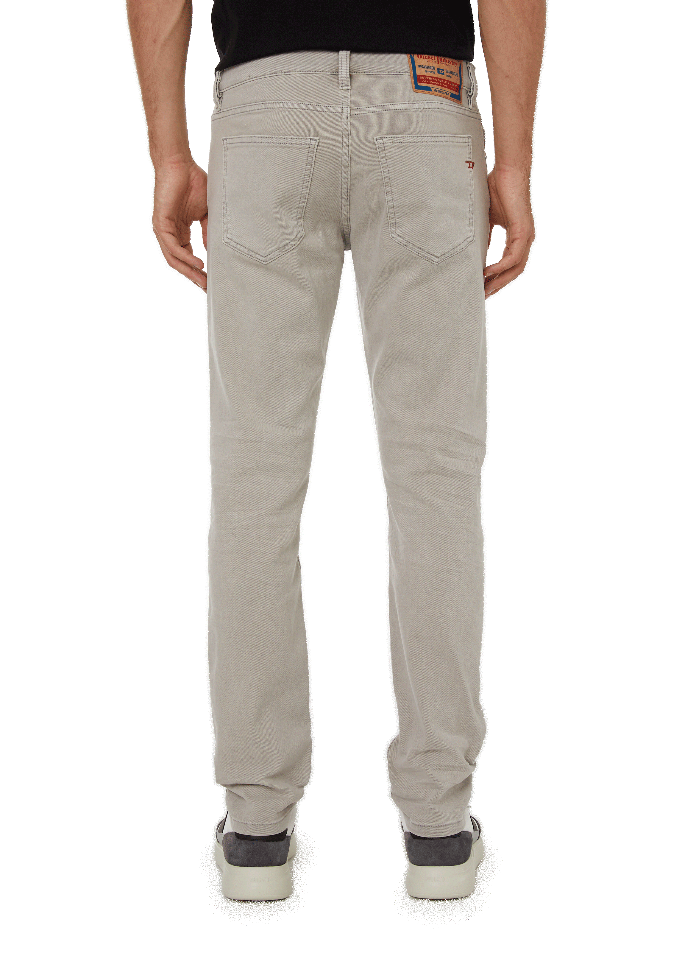 Jean slim en coton  DIESEL Grey