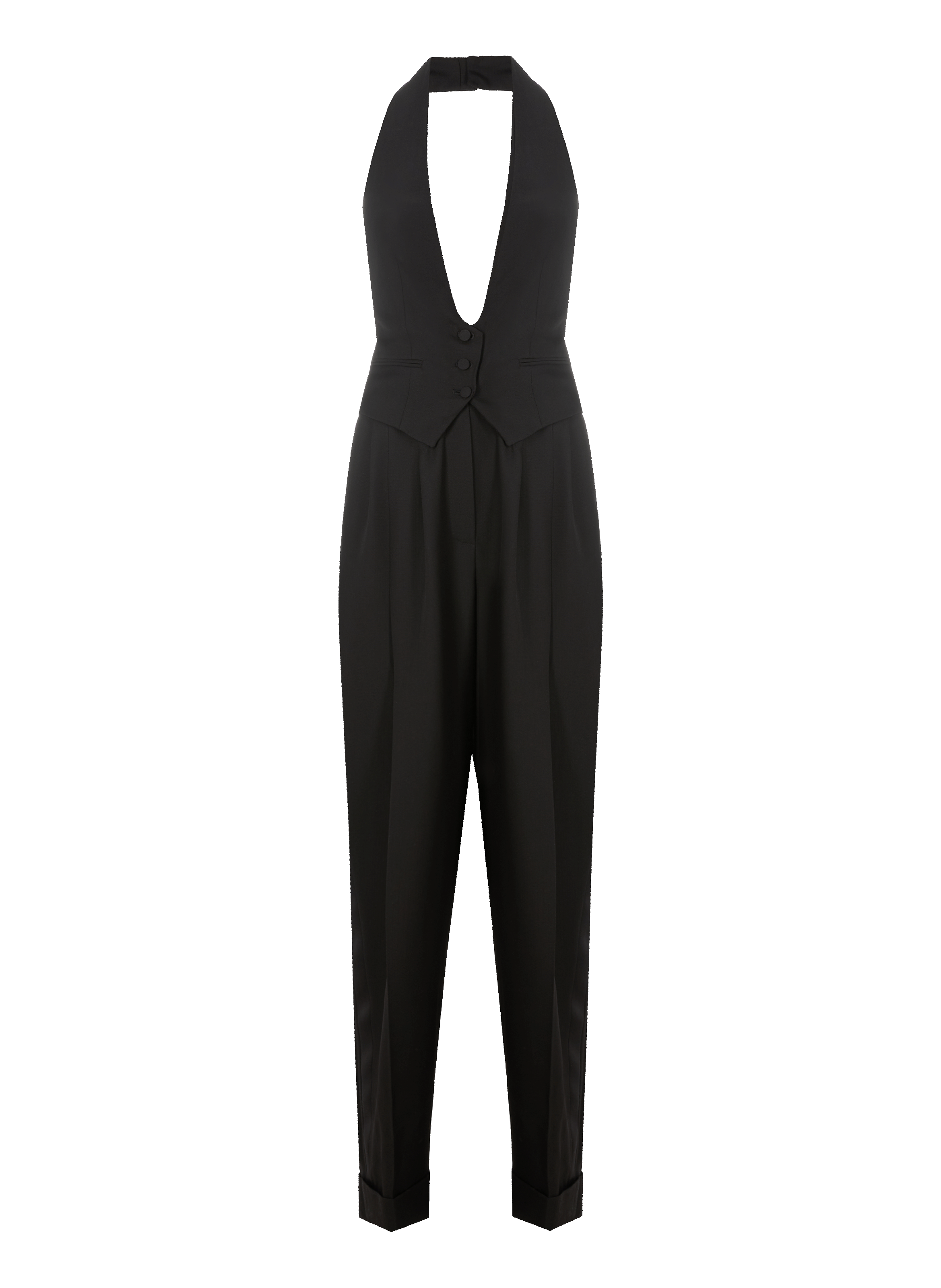 ALEXANDRE VAUTHIER Combinaison en laine  Noir