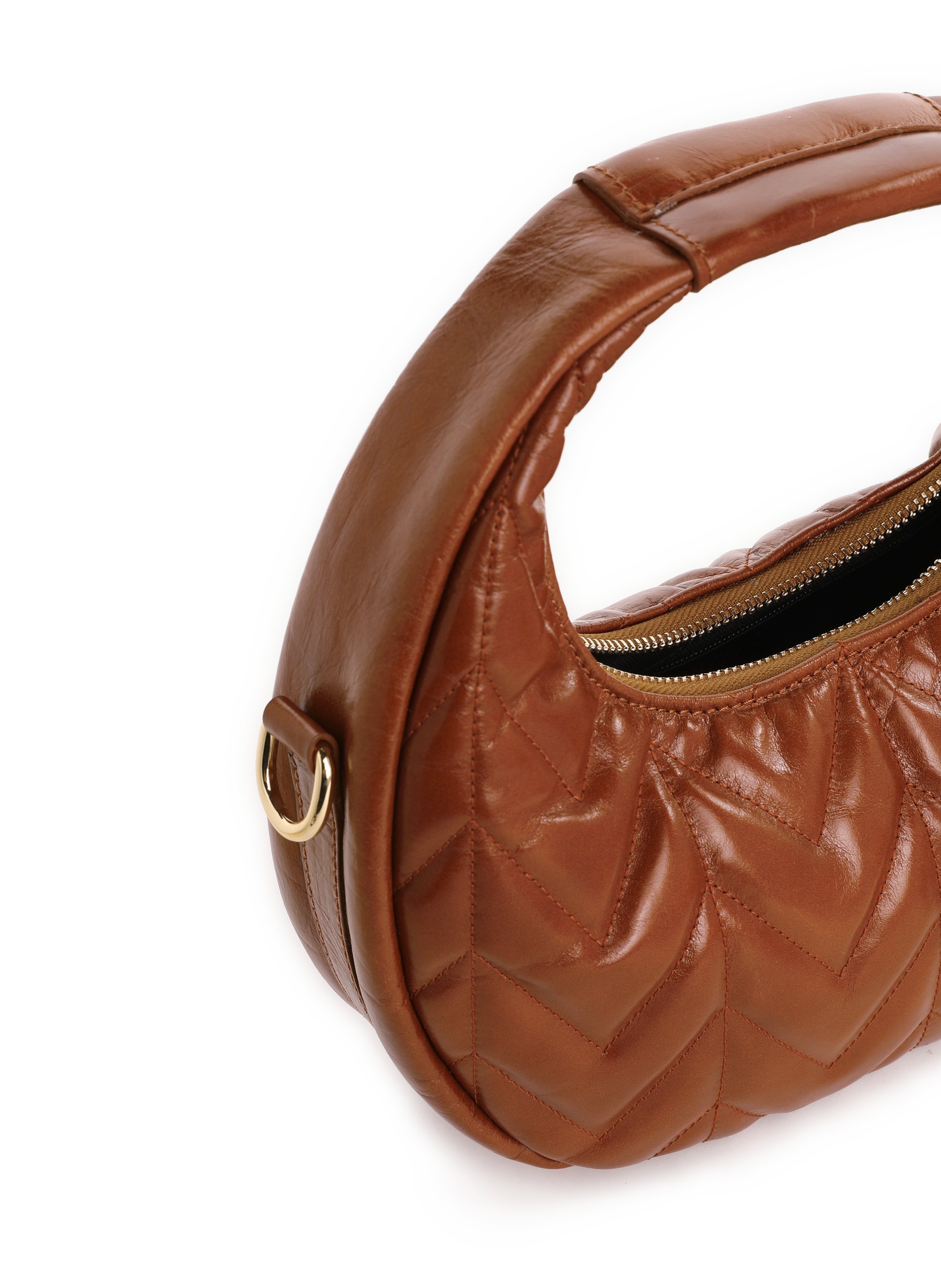 Sac à main Elisabeth en cuir  SAISON 1865 Marron