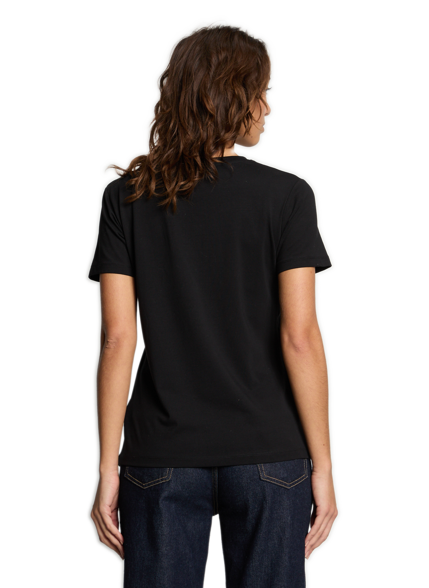 T-shirt en coton GUESS Noir