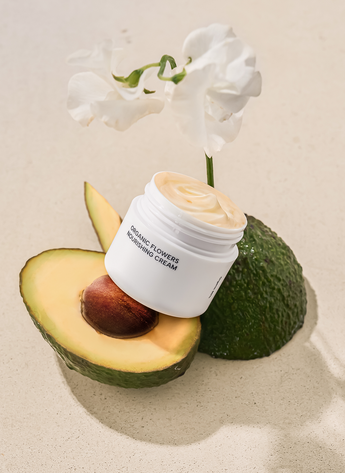 Crème nourrissante aux fleurs bio fermentées WHAMISA No color