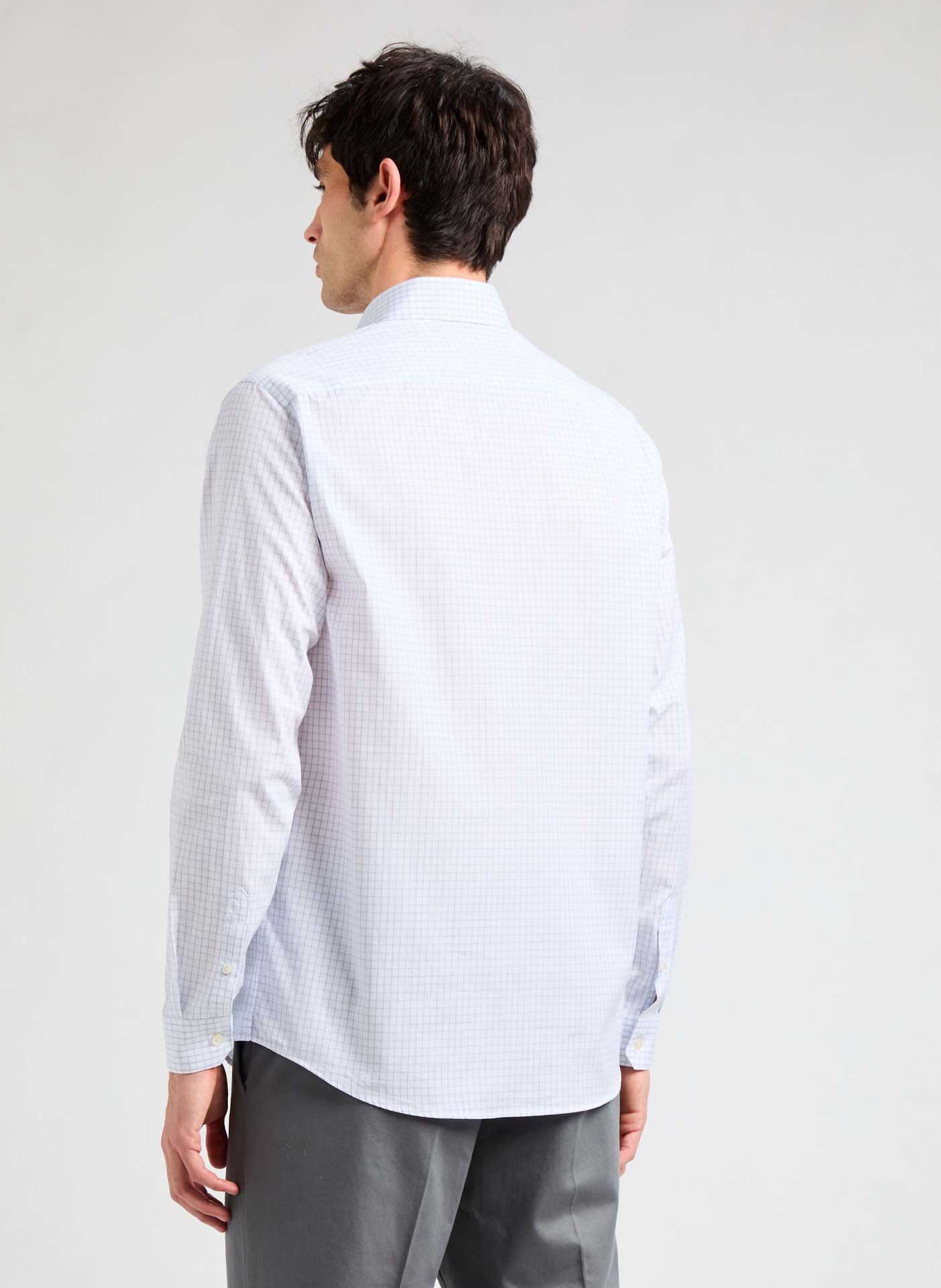 Chemise à carreaux Fezeus AU PRINTEMPS PARIS Bleu