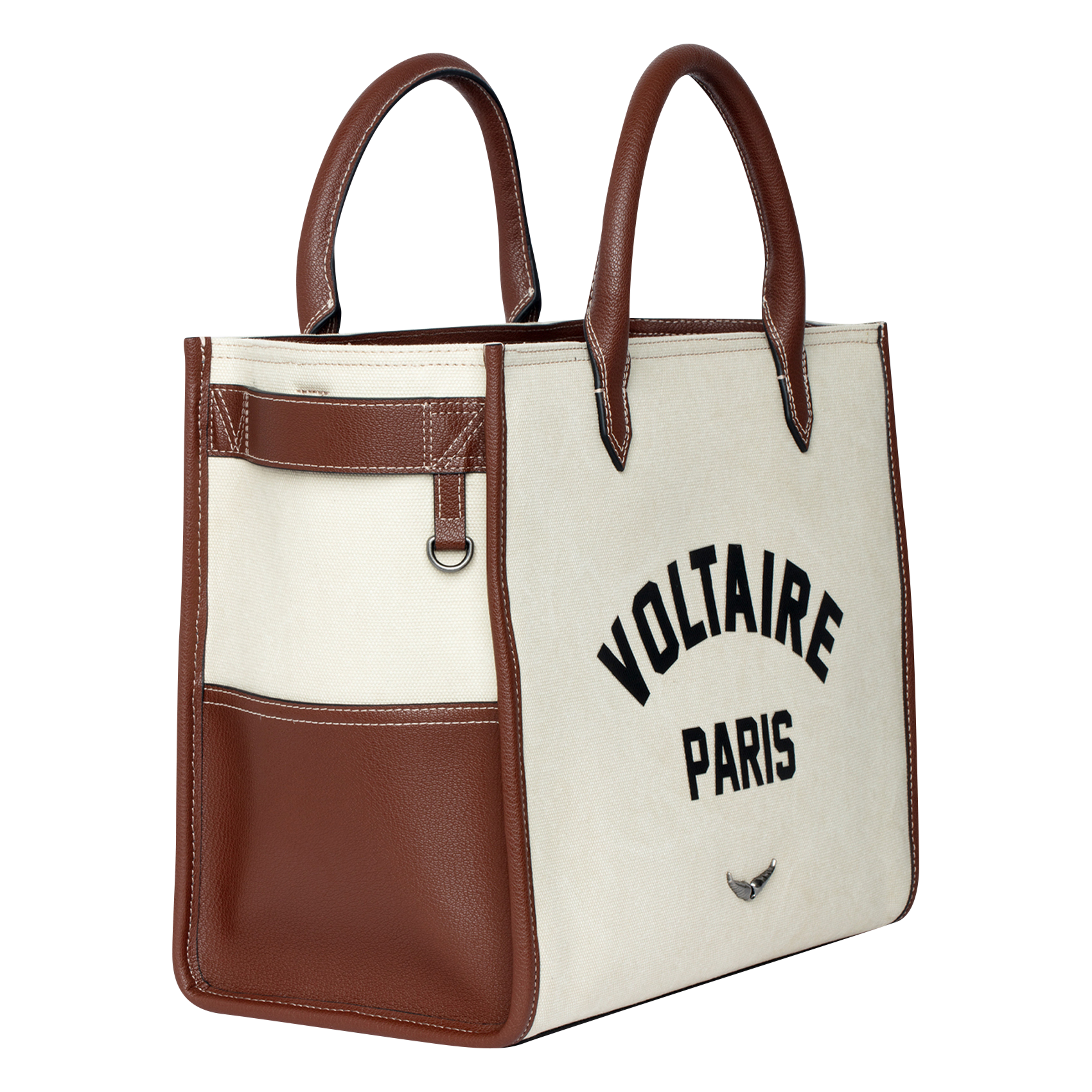 Sac cabas en coton angel ZADIG&VOLTAIRE Blanc