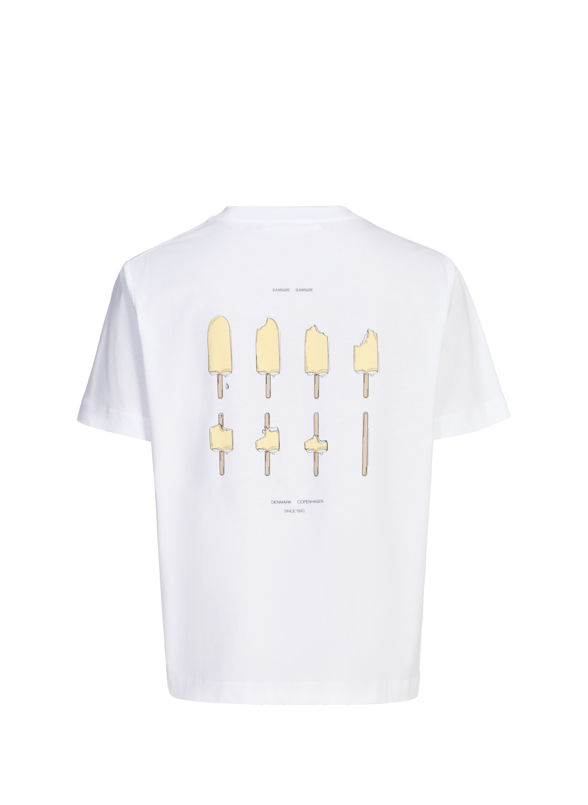 T-shirt Sacamino SS SAMSOE SAMSOE Blanc