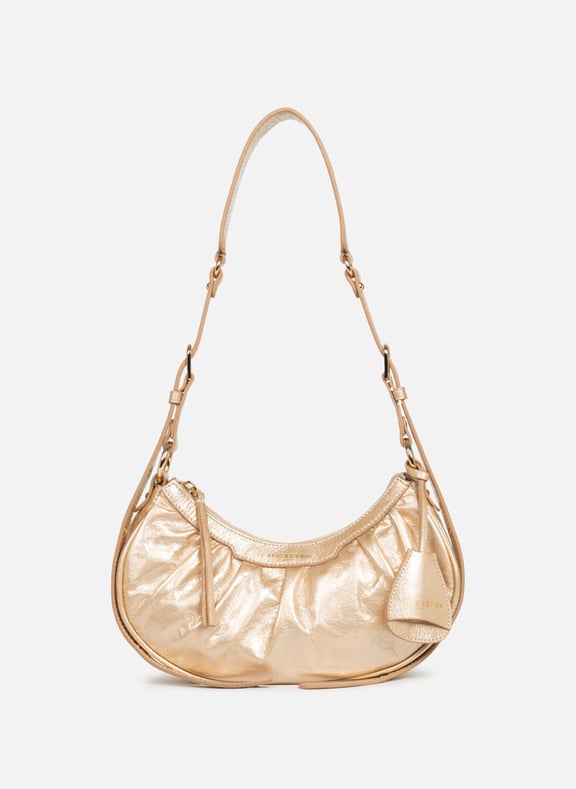 Small half moon bag - Rétro Glam Golden by LANCASTER LANCASTER Small half moon bag - Rétro Glam Golden