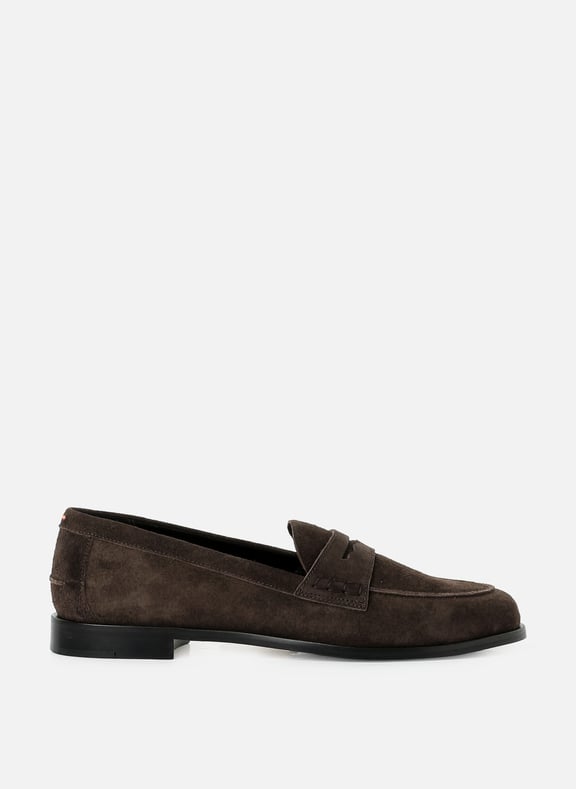 Mocassins en cuir suédé Oscar Marron by AEYDE AEYDE Mocassins en cuir suédé Oscar Marron