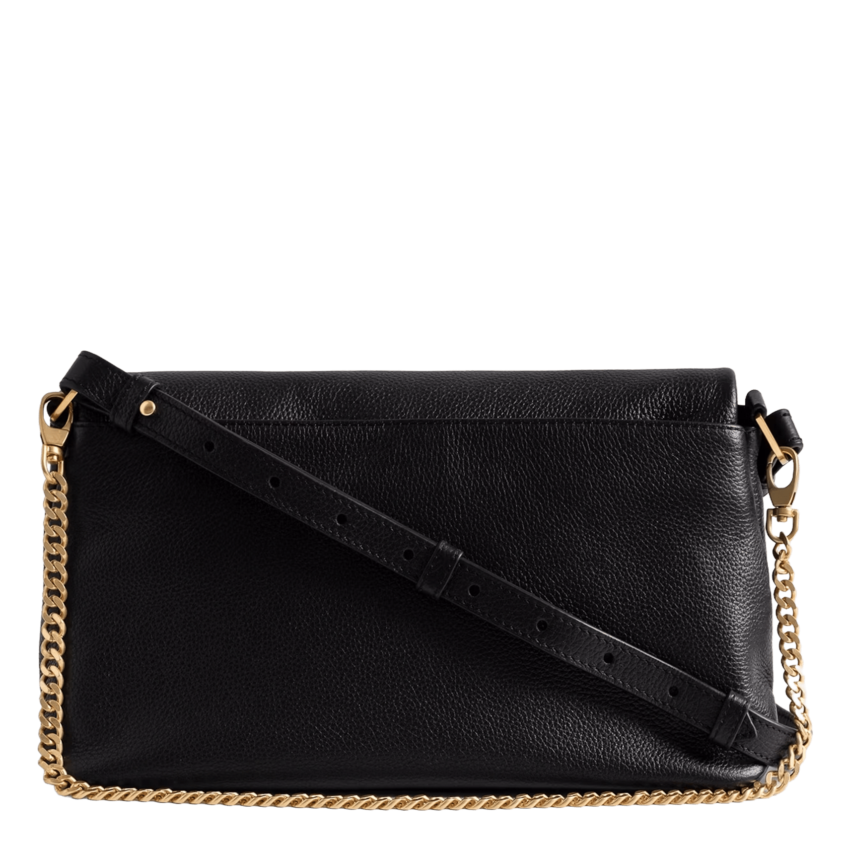 Sac porté épaule en cuir rocky ii ZADIG&VOLTAIRE Noir