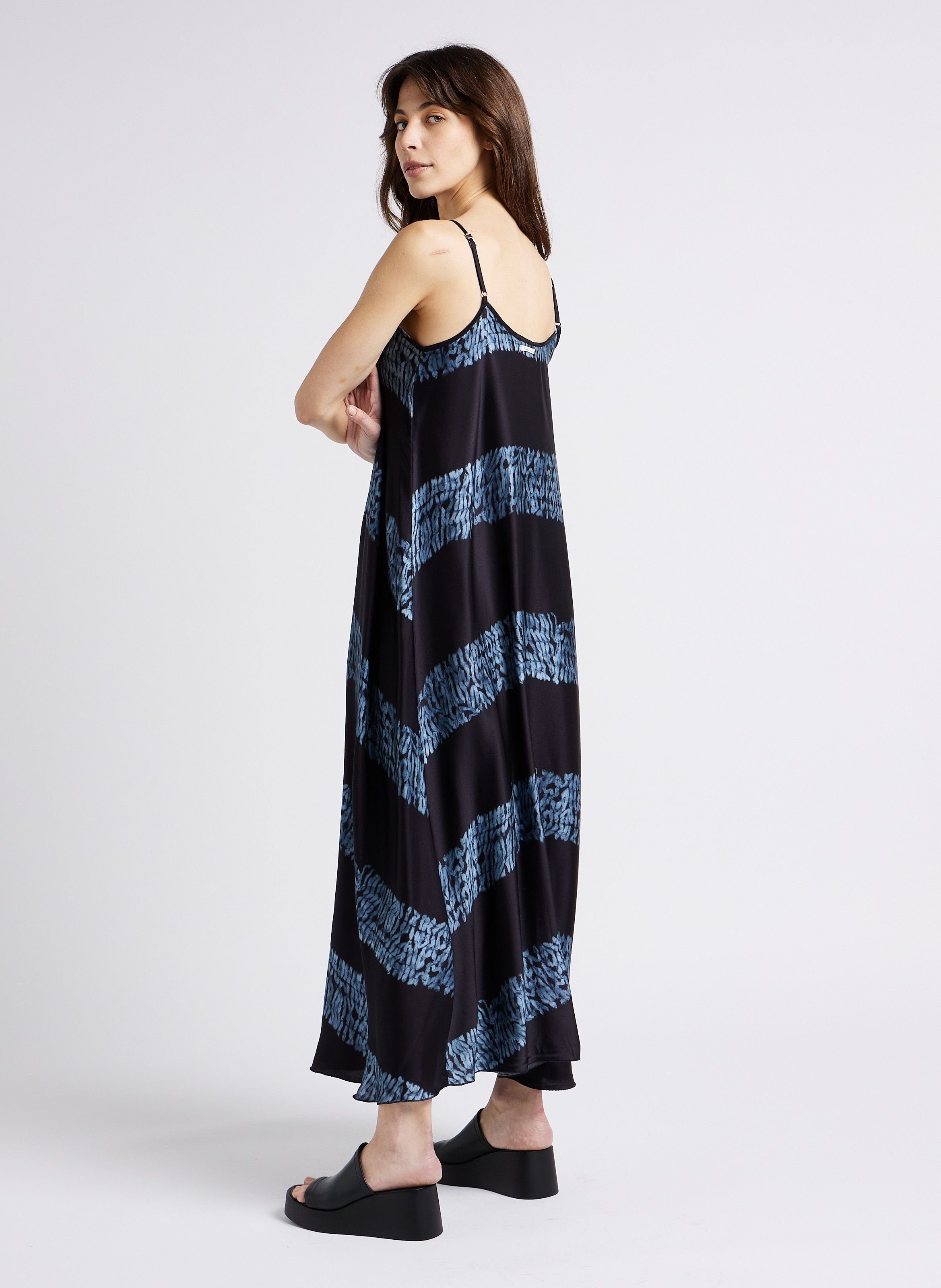 Mules compensées en cuir eugene JONAK Noir