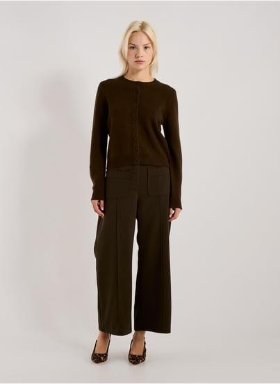 Pantalon ample uni SUNCOO Pantalon ample uni SUNCOO
