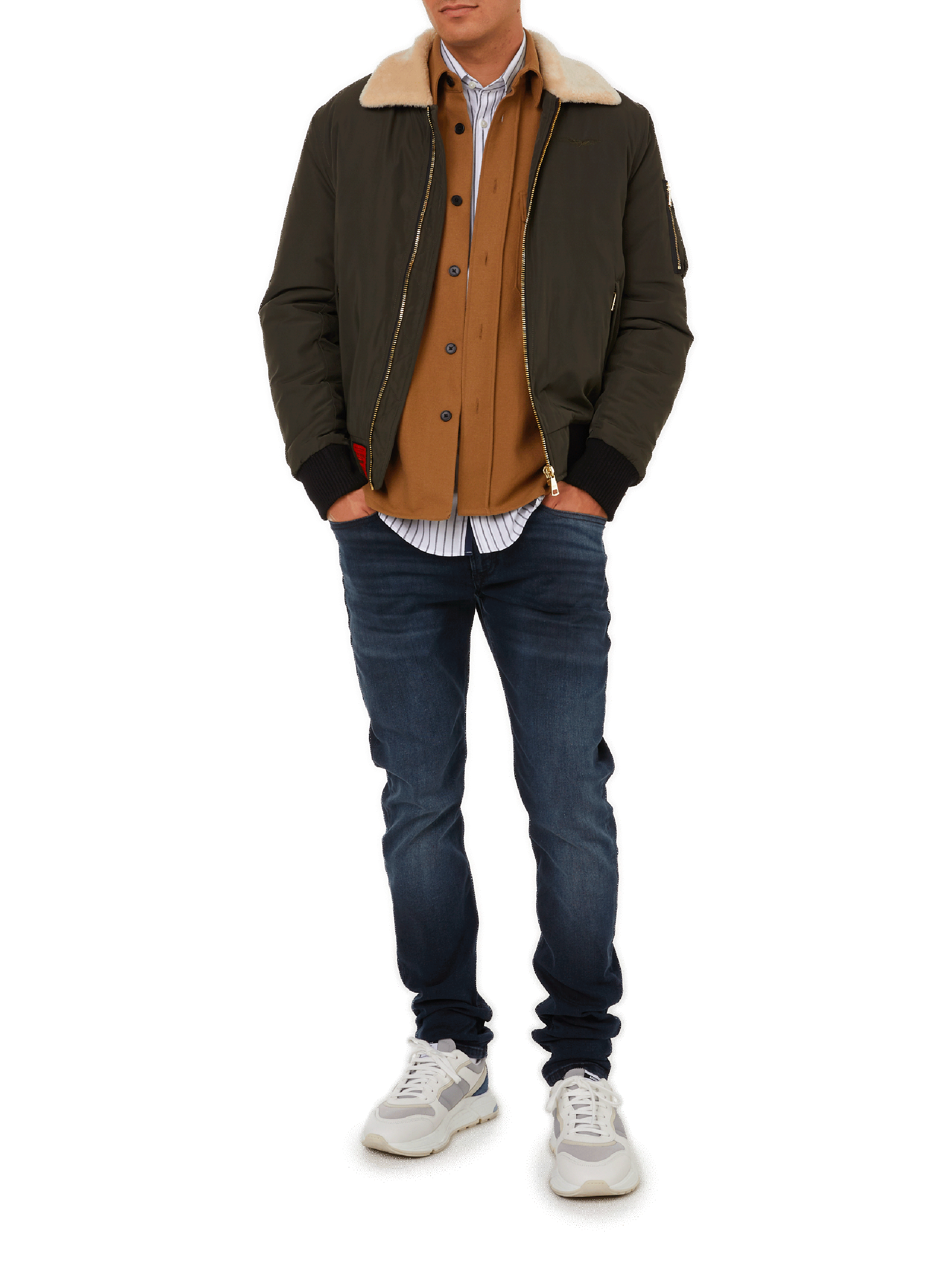 Jean skinny en coton stretch DIESEL Bleu