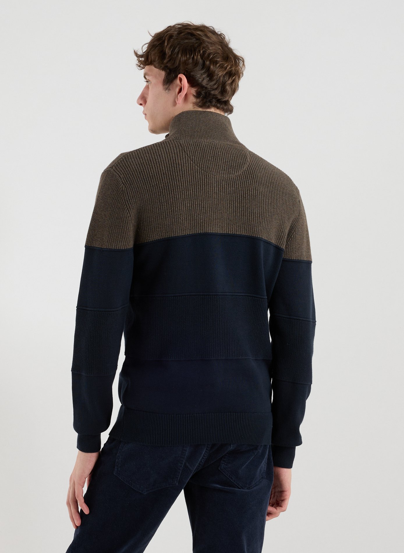 Cotton cardigan EDEN PARK Blue