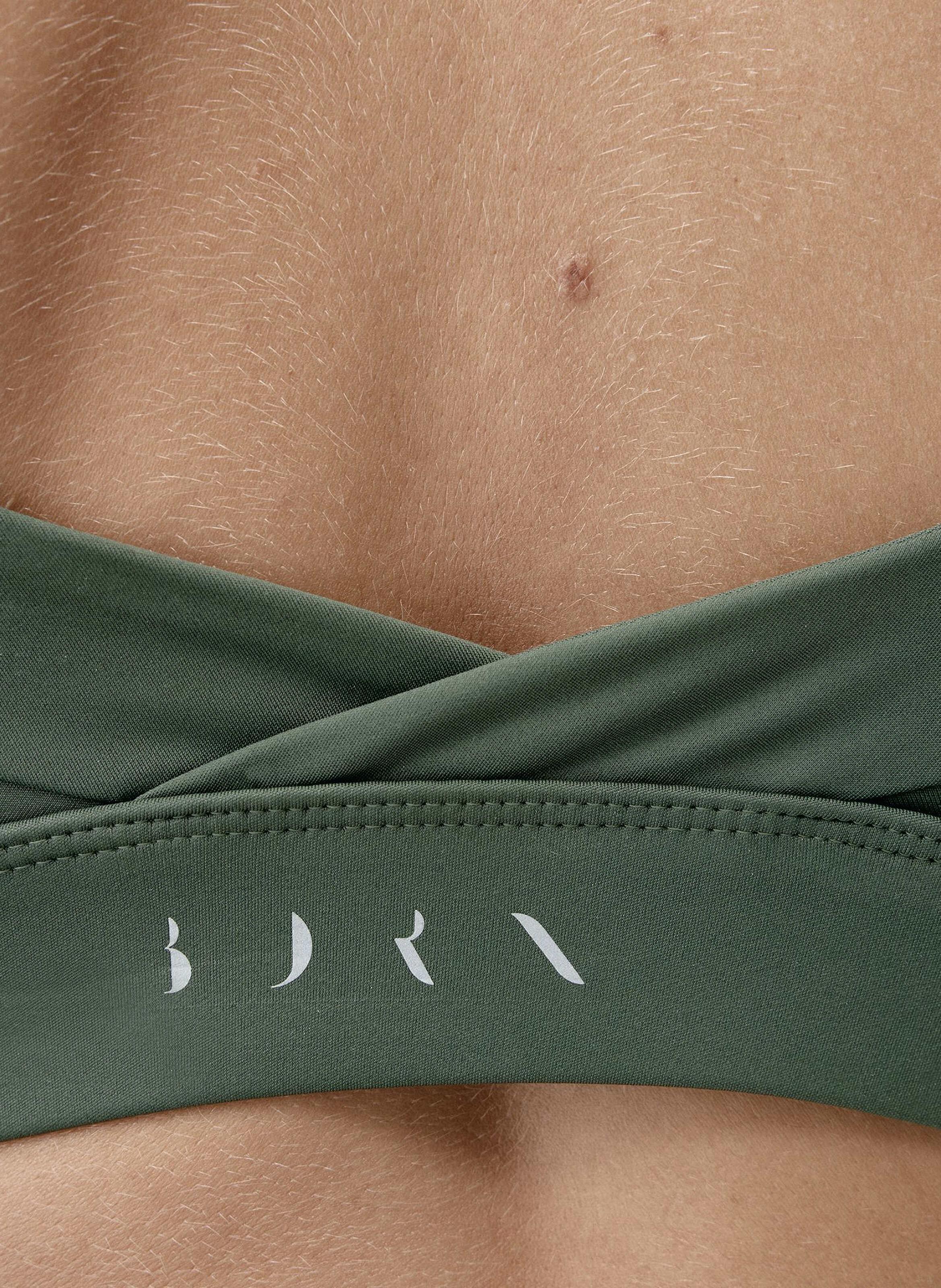 Brassière de sport performance fixation haute madaba BORN LIVING YOGA Kaki