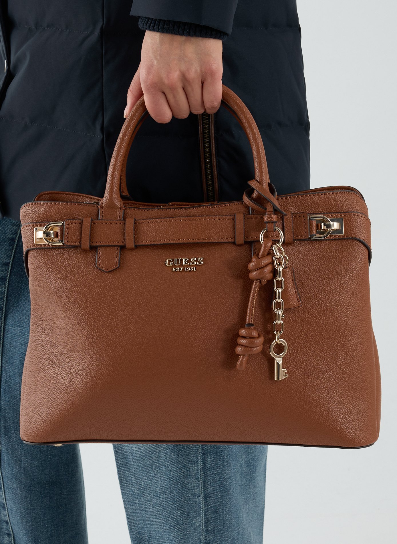 Sac à main Grégoria GUESS Marron