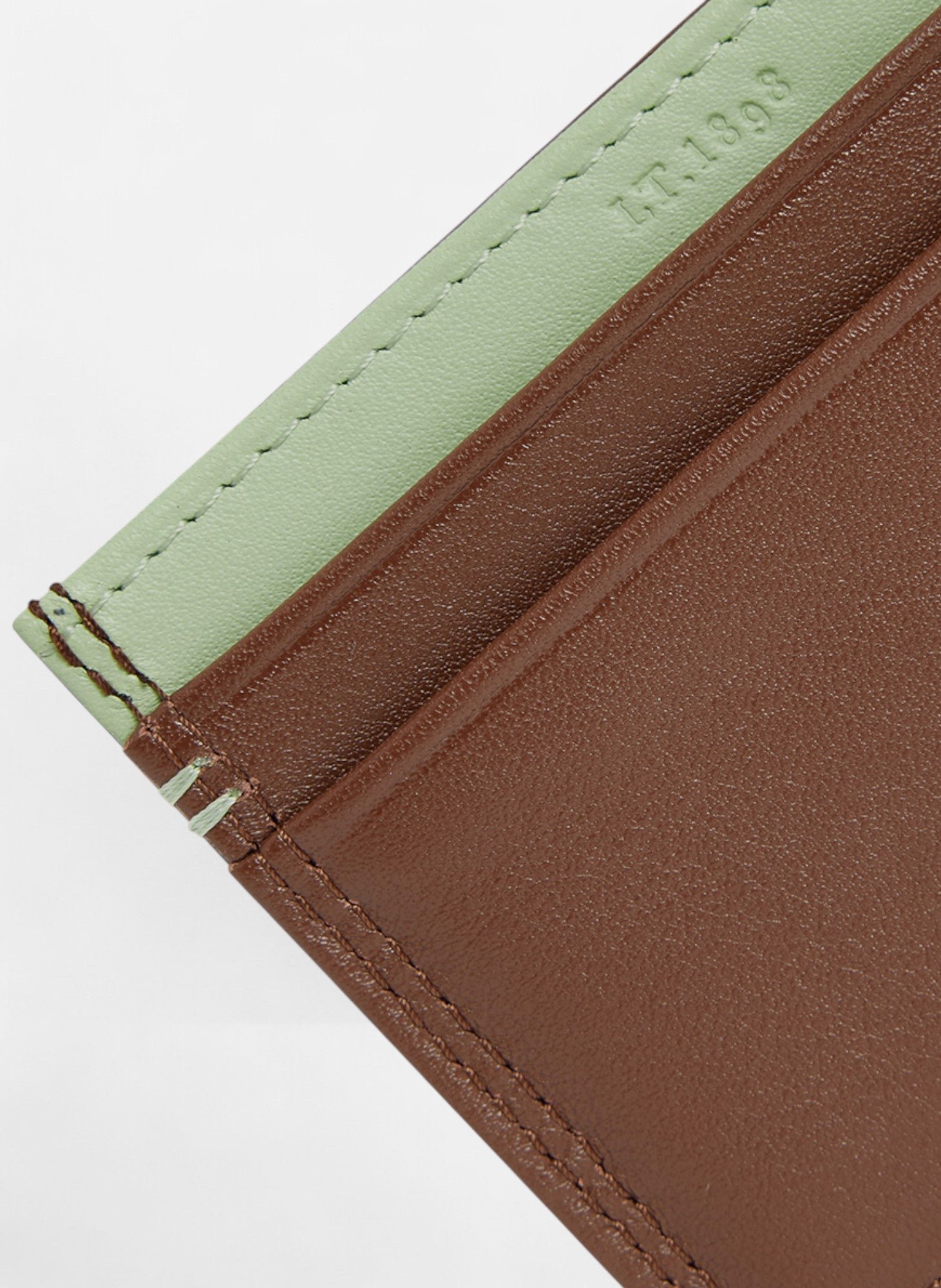 Porte cartes martin en cuir lisse LE TANNEUR Marron