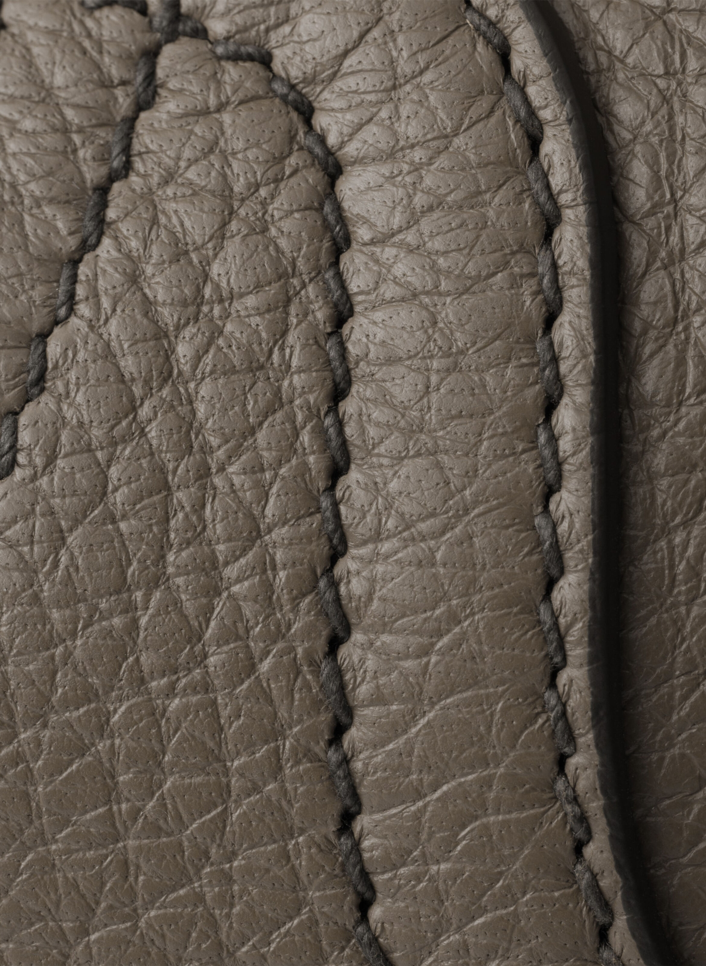 Grand cabas en cuir PRADA Gris