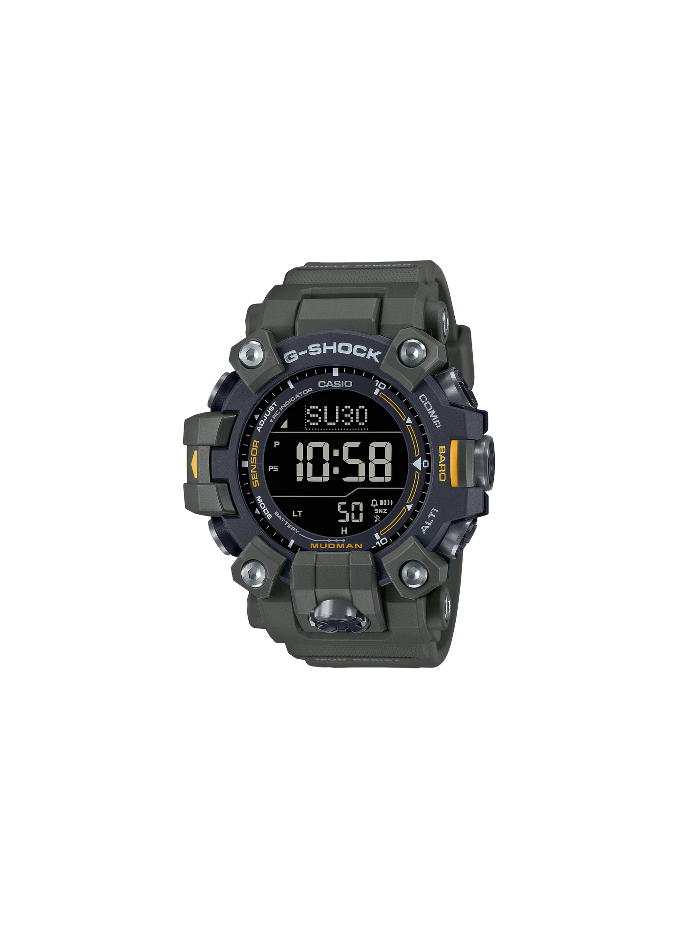 Montre quartz en résine résistante CASIO Vert