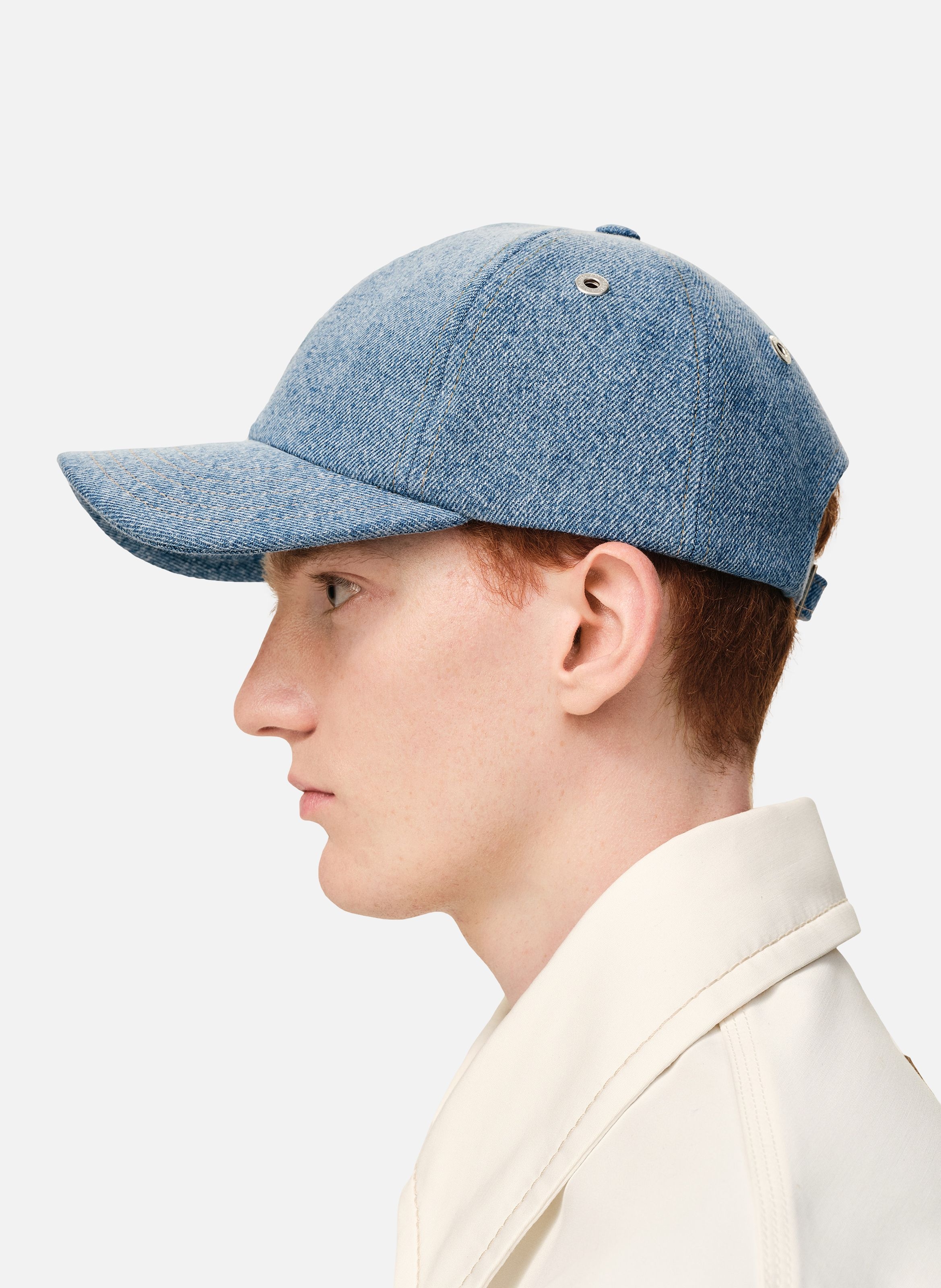 Casquette Broderie Ami De Coeur En Coton unisexe AMI PARIS Bleu