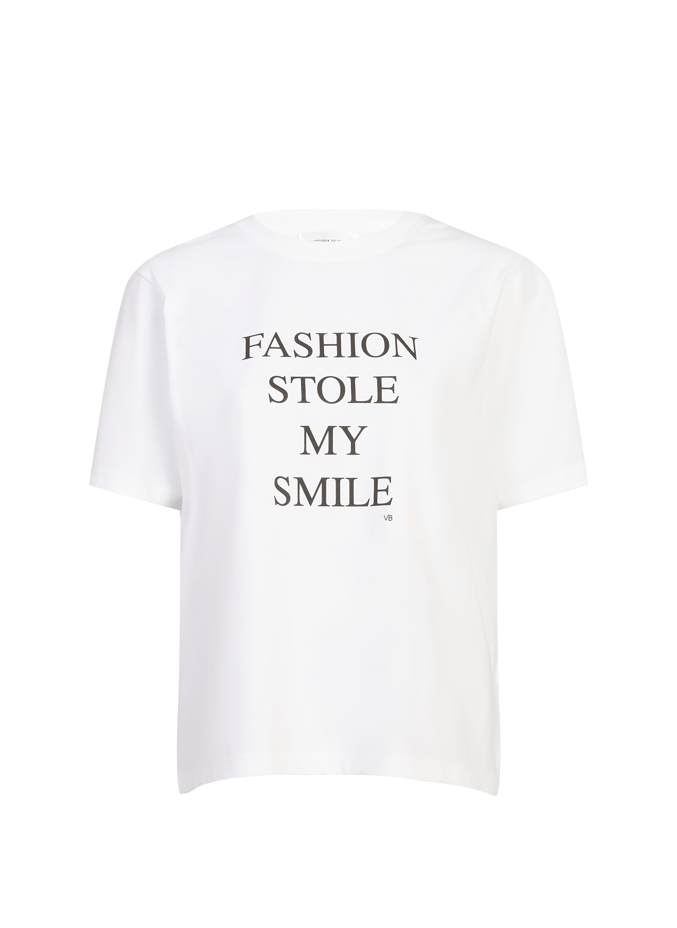 Printed cotton T-shirt VICTORIA BECKHAM White