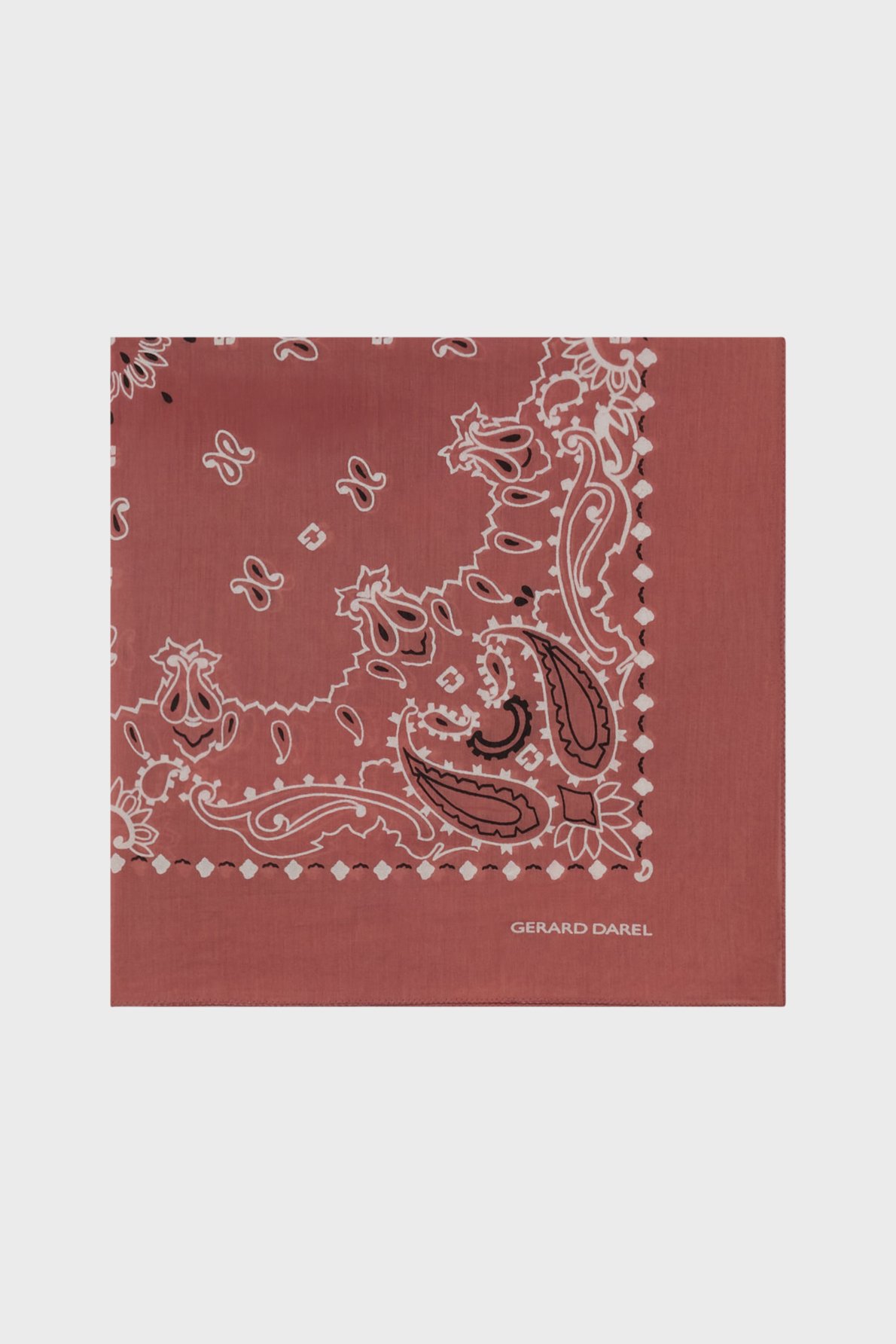 Carré imprimé en coton - dayana GERARD DAREL Rose