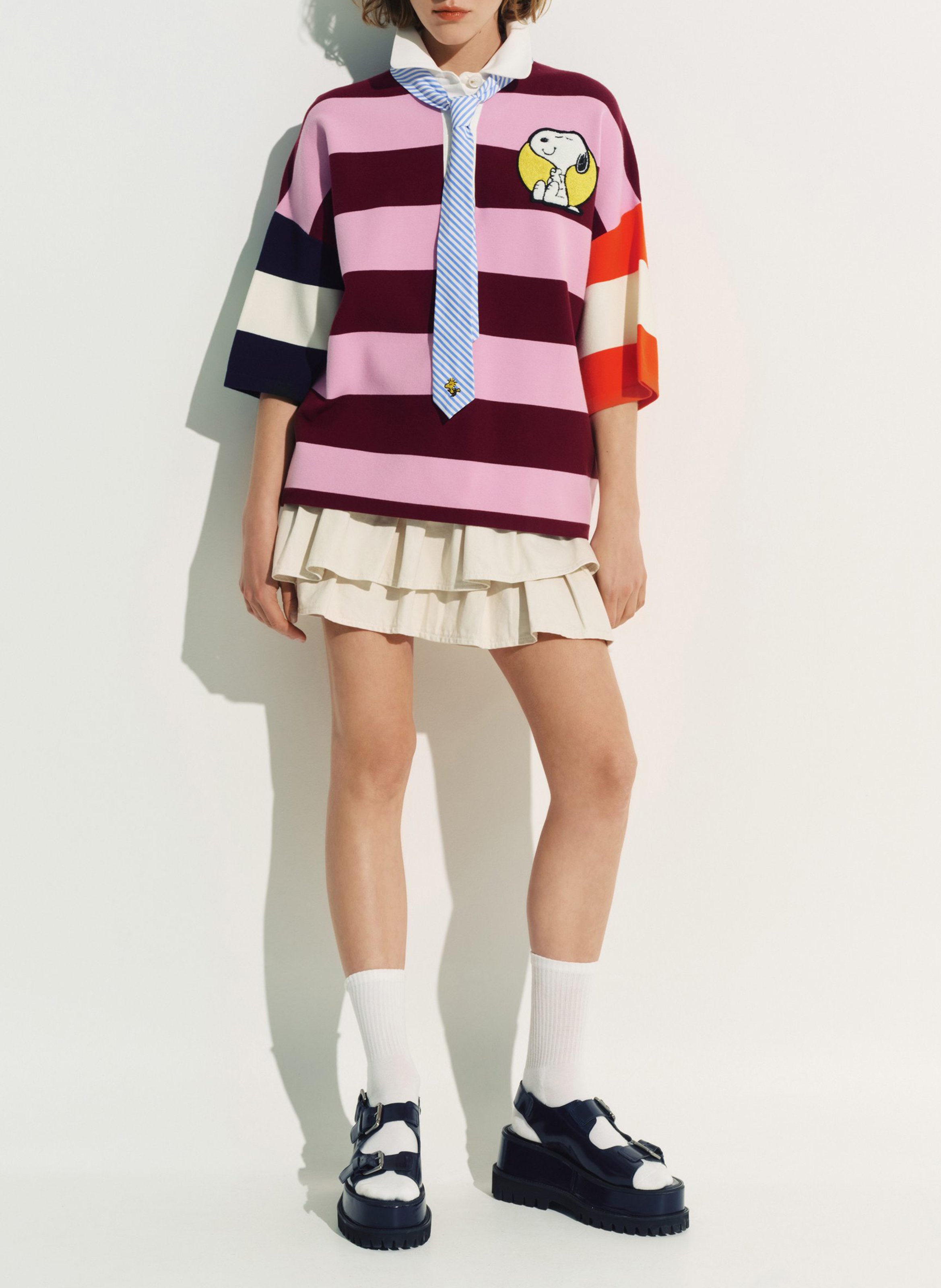 Polo à rayures jice ESSENTIEL ANTWERP Rouge