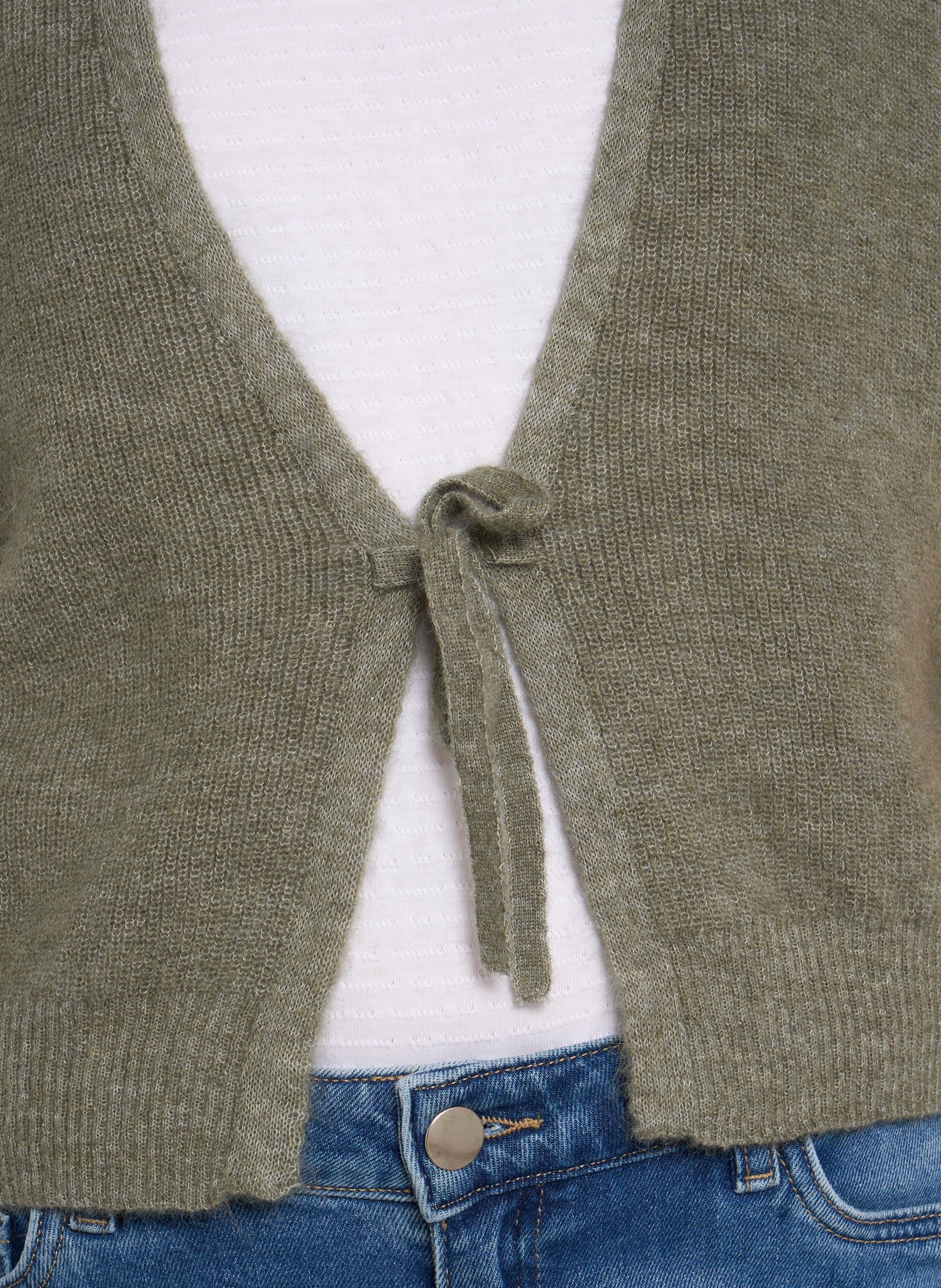 Gilet sans manches en laine mélangée pacha MAISON 123 Vert