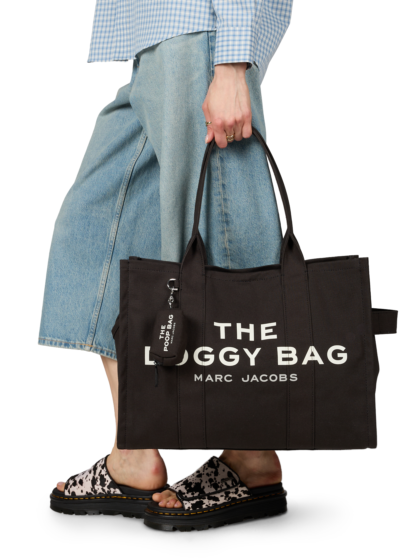 The Doggy Bag en coton MARC JACOBS Noir