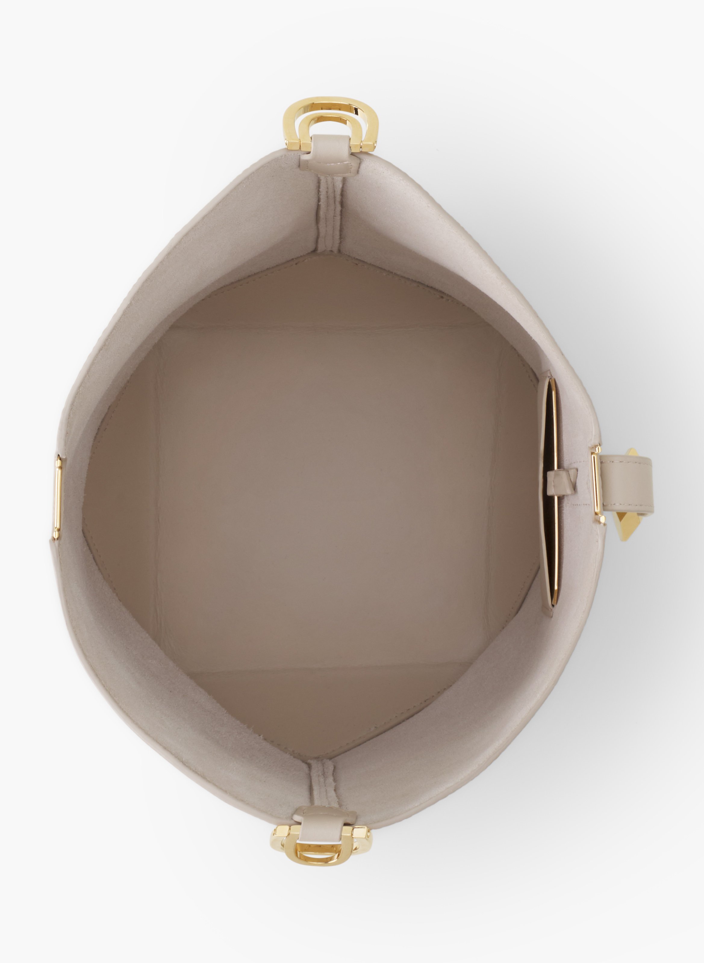 Sac seau catch by lanvin en cuir LANVIN Blanc