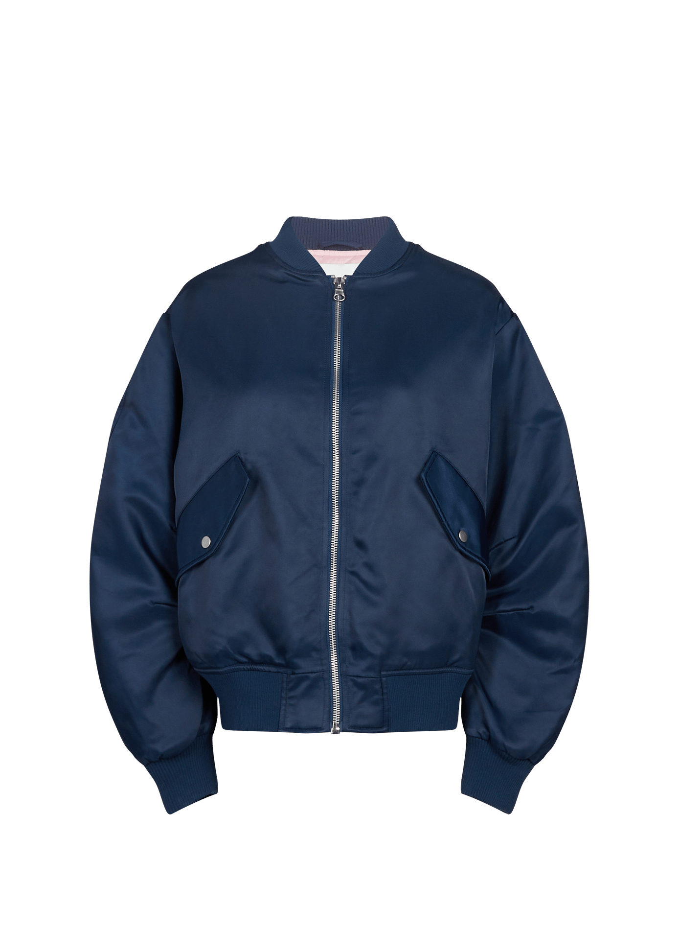 Bomber Ava taglio largo TOPSHOP Blu