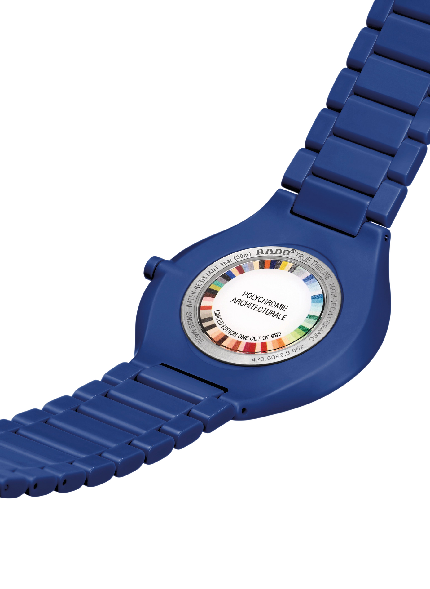 Montre quartz en céramique RADO Bleu