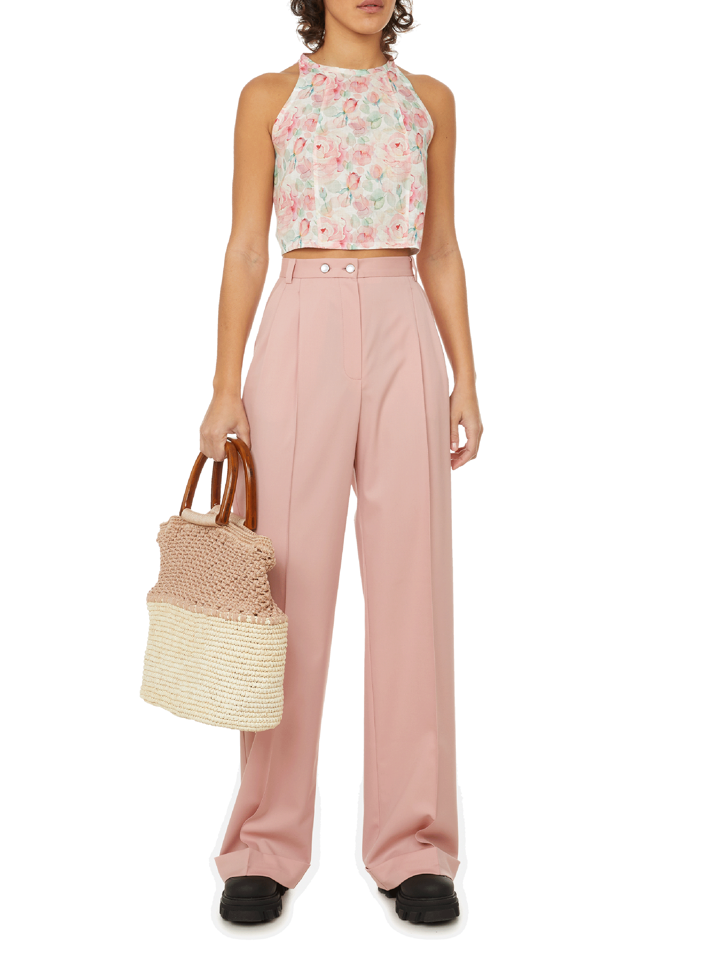 Top de flores LIYA Multicolor