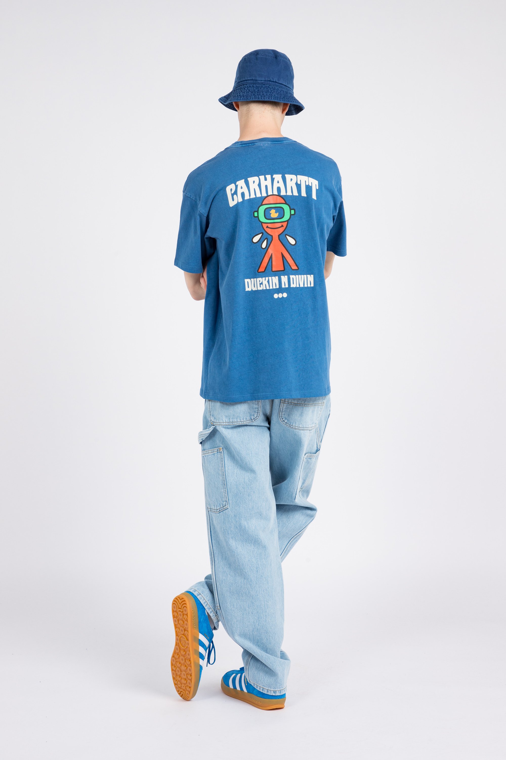 Jean double knee pant CARHARTT WIP Bleu
