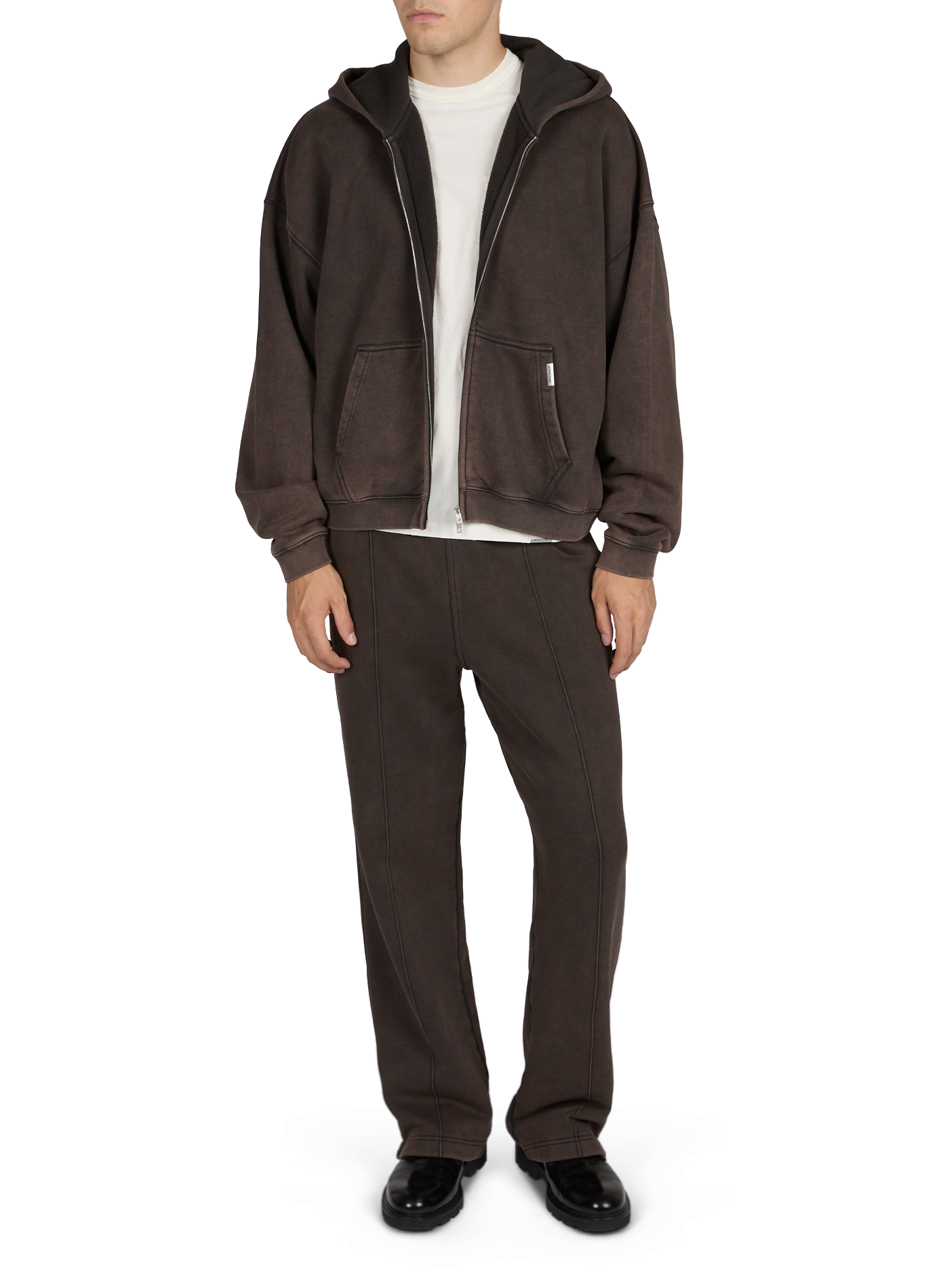 Straight-leg cotton joggers REPRESENT Brown