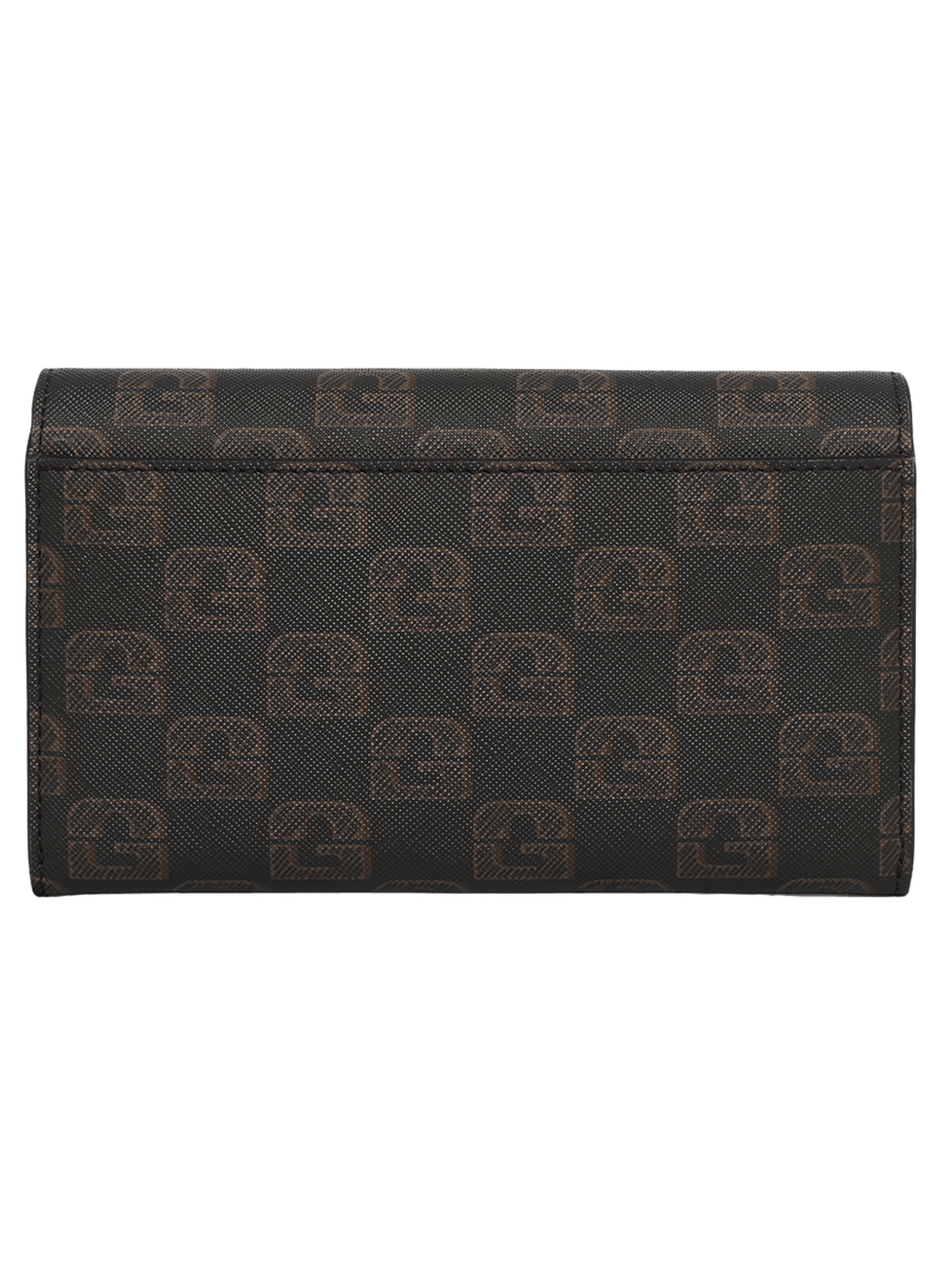 Portefeuille en toile enduite et cuir signé de patchs imprimés – wallet GERARD DAREL Multicolore