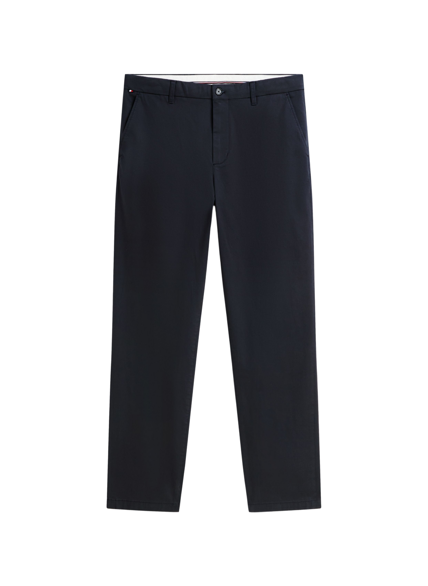 Pantalon chino slim droit Denton en coton mélangé TOMMY HILFIGER Bleu