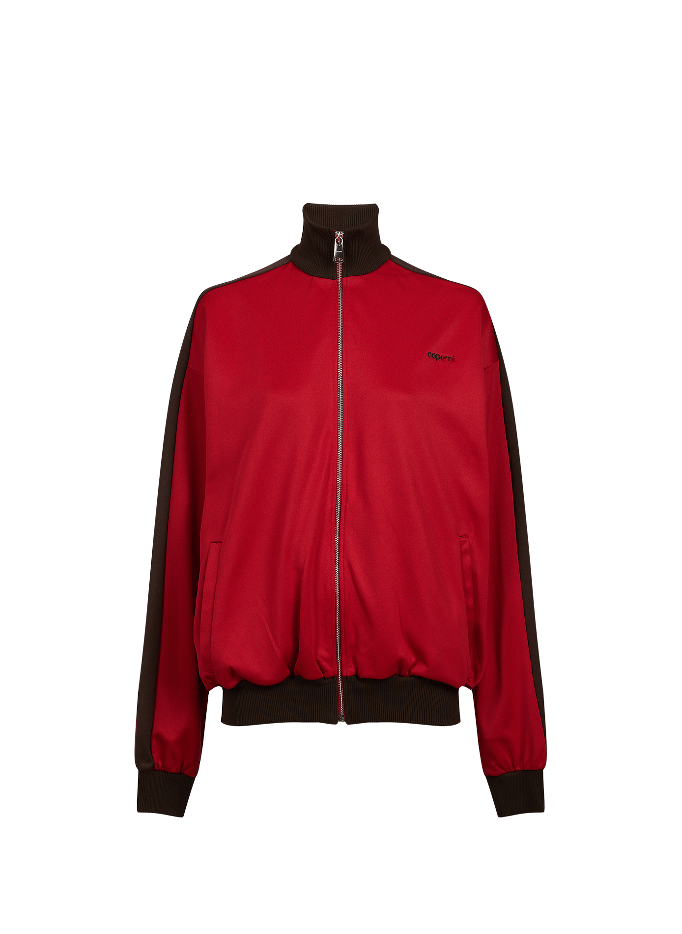 Oversized jacket with side stripes COPERNI Red