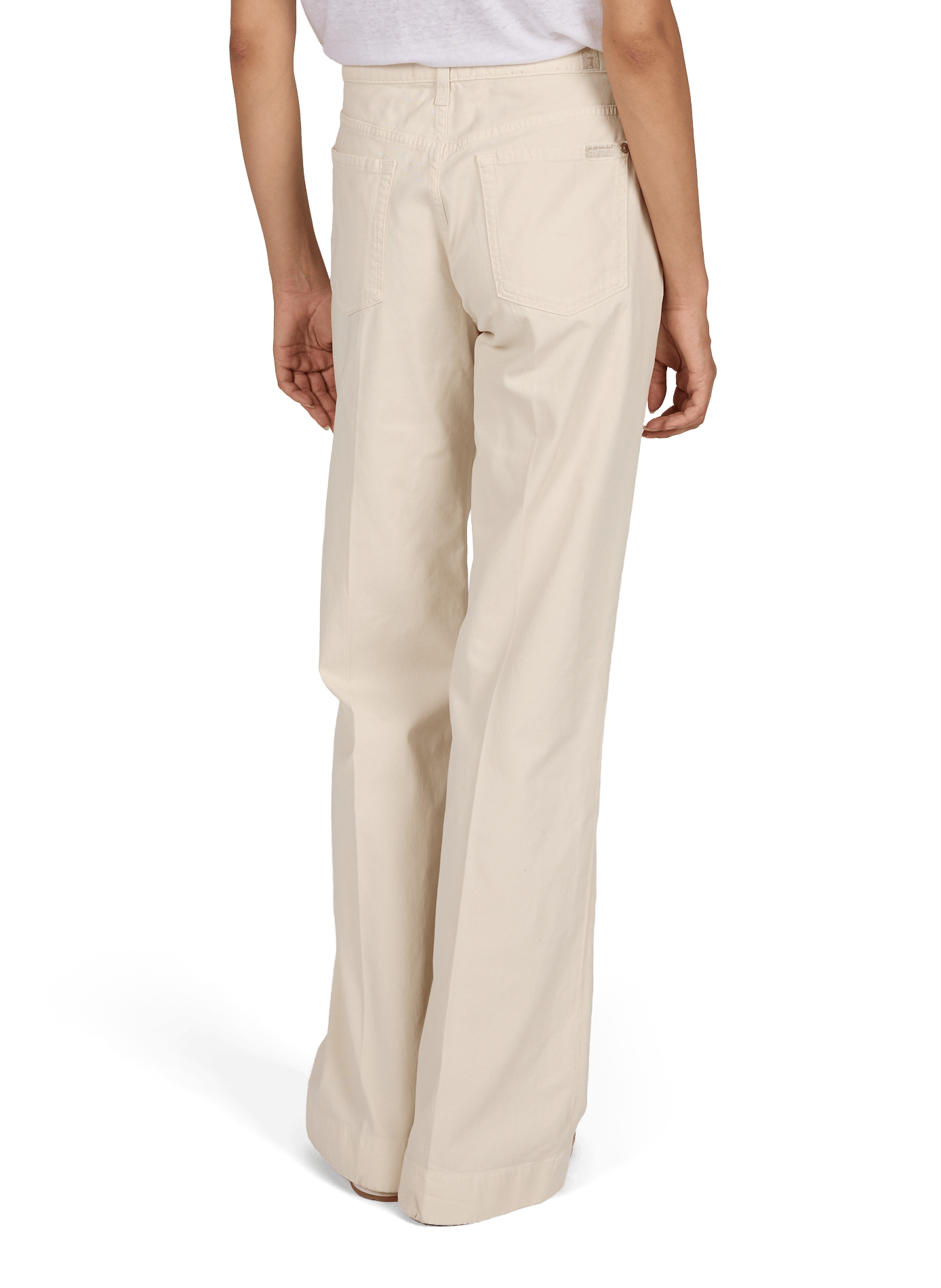 Hose Modern Dojo aus Baumwollmischung 7 FOR ALL MANKIND Beige