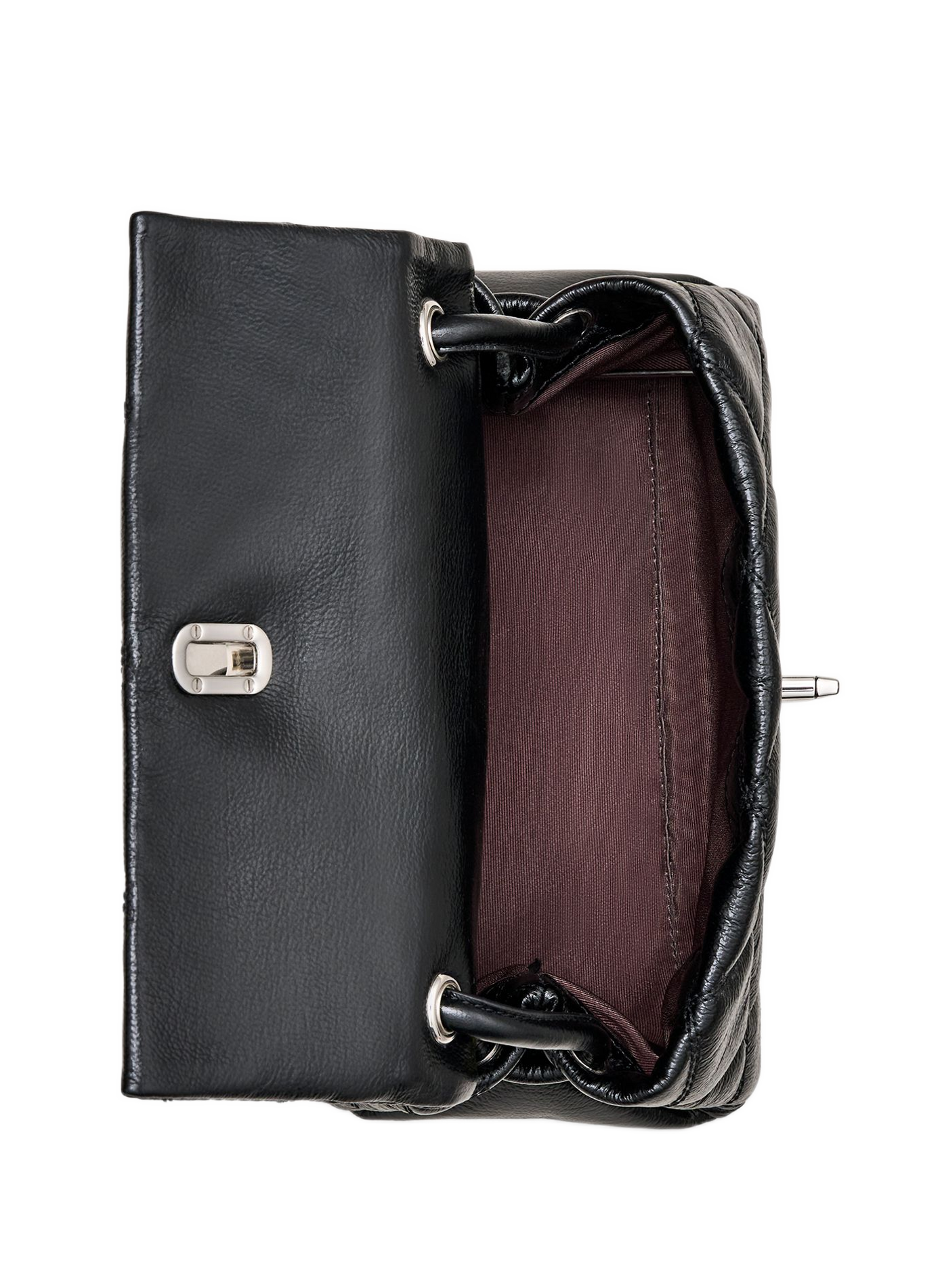 Sac épaule matelassé en cuir  MARC JACOBS Noir