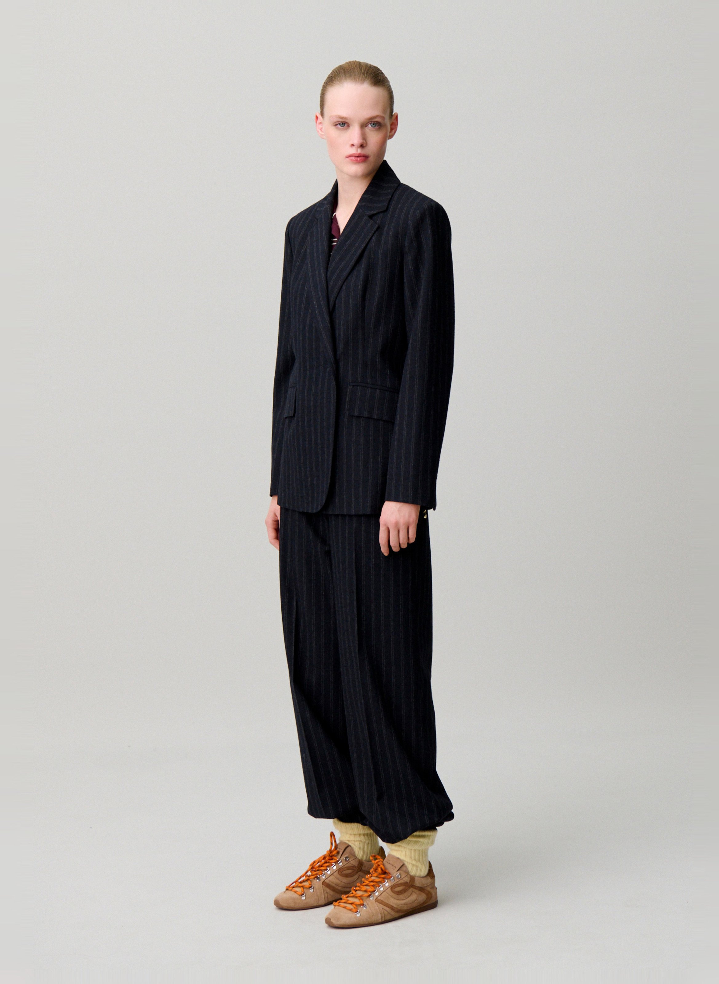 Veste tailleur rayée CLAUDIE PIERLOT Multicolore