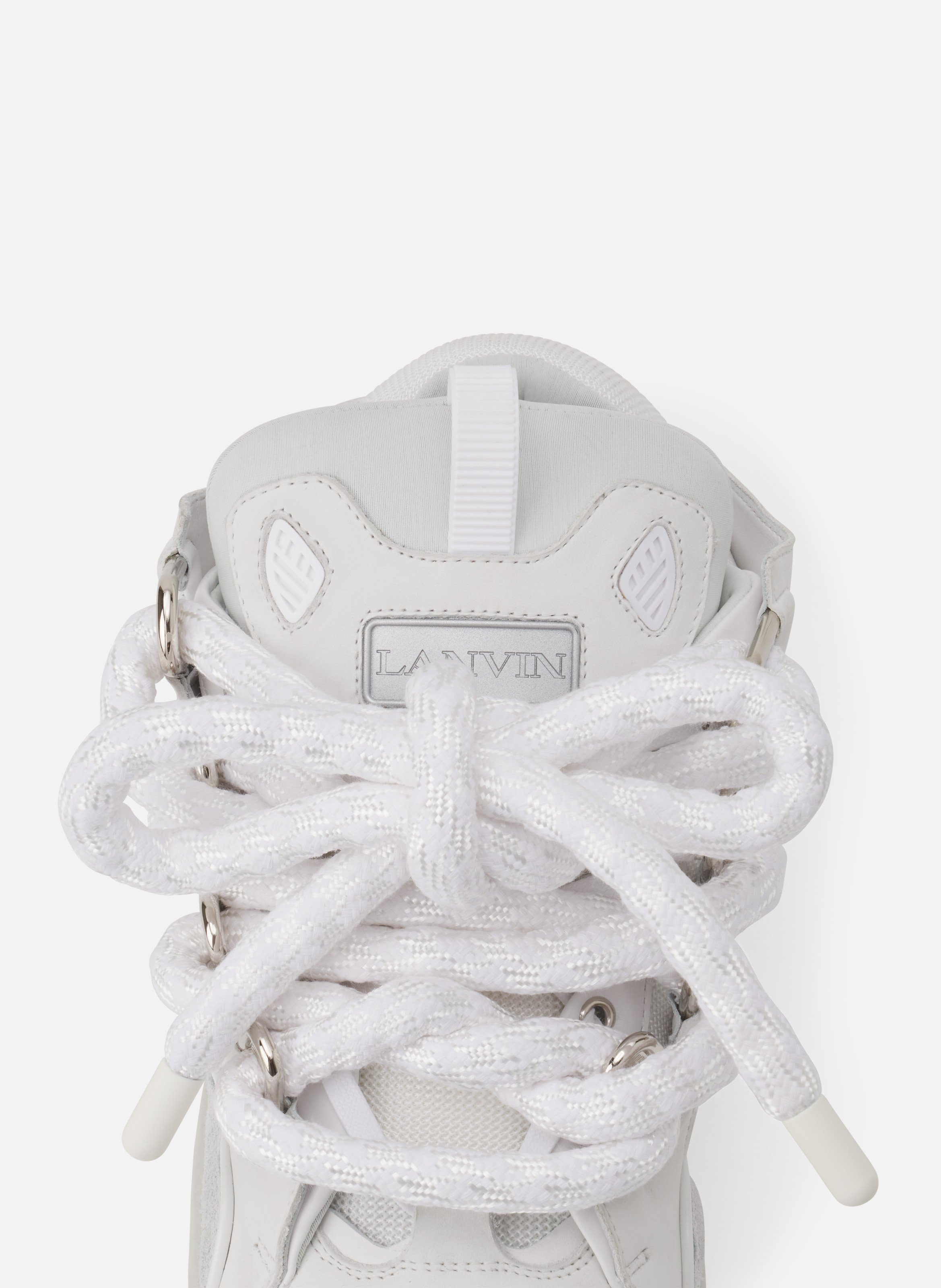 Sneakers curb snake en cuir LANVIN Blanc