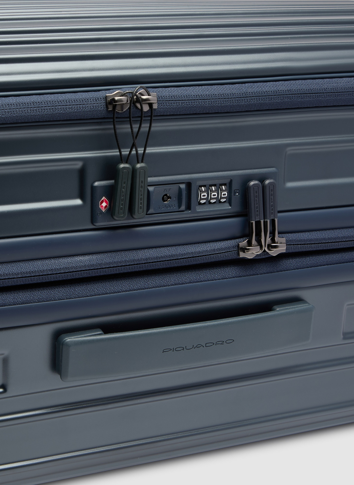 Grande valise à 4 roues extensible PIQUADRO Bleu